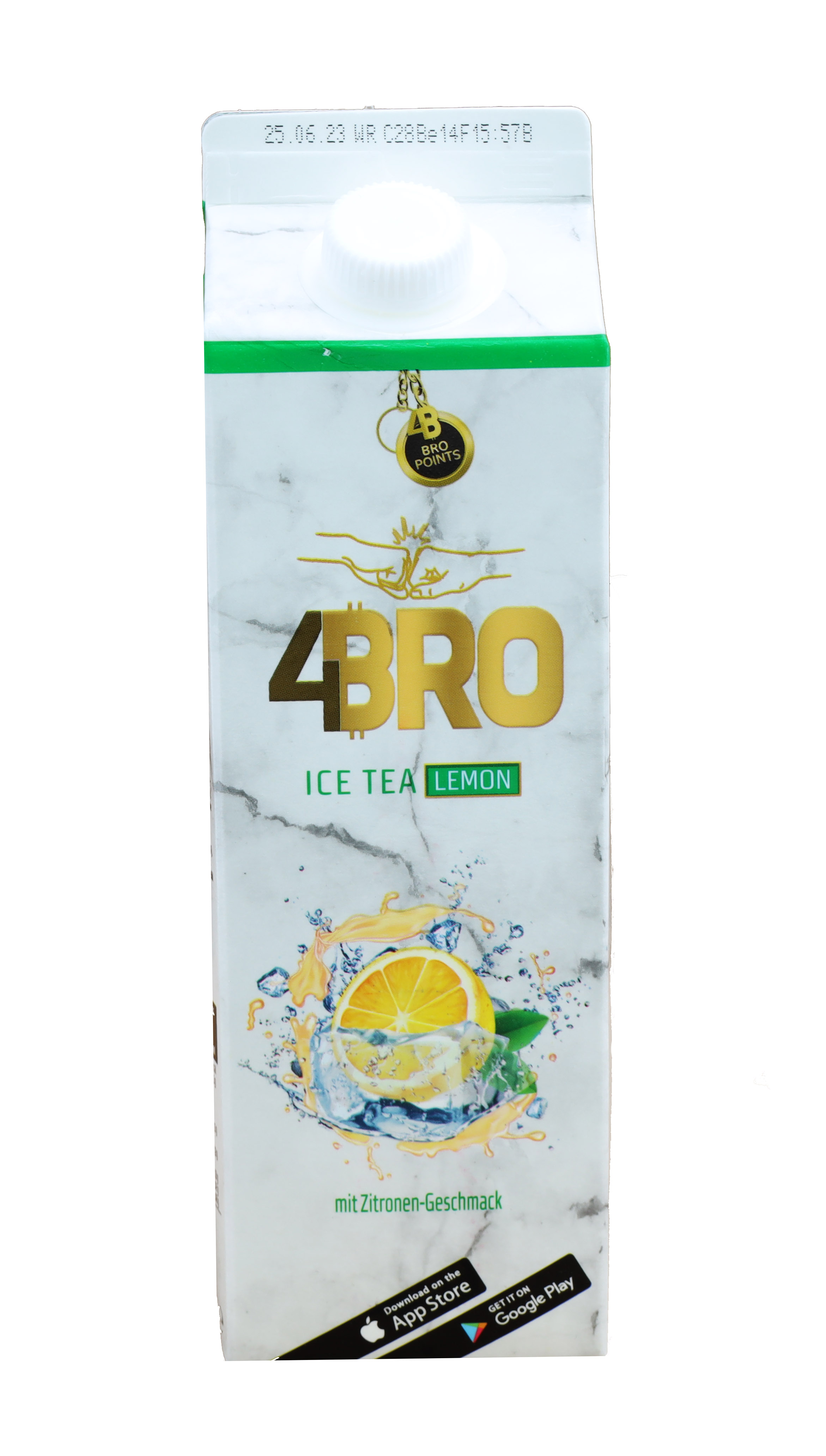 4BRO Ice Tea Zitrone 1Liter Tetrapack MHD25.6.2023
