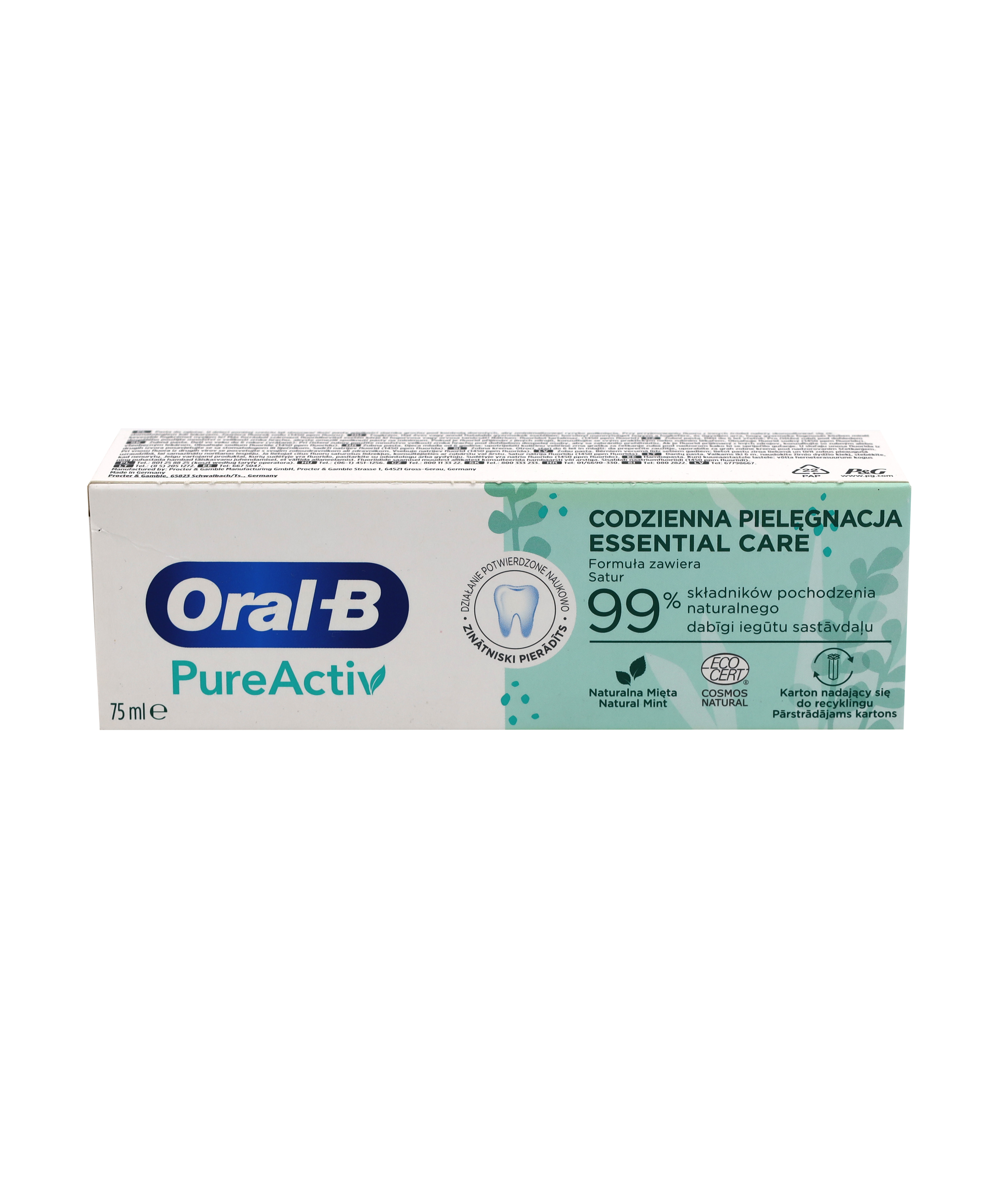 Oral-B Pure Activ Essential Care Zahnpasta 75ml