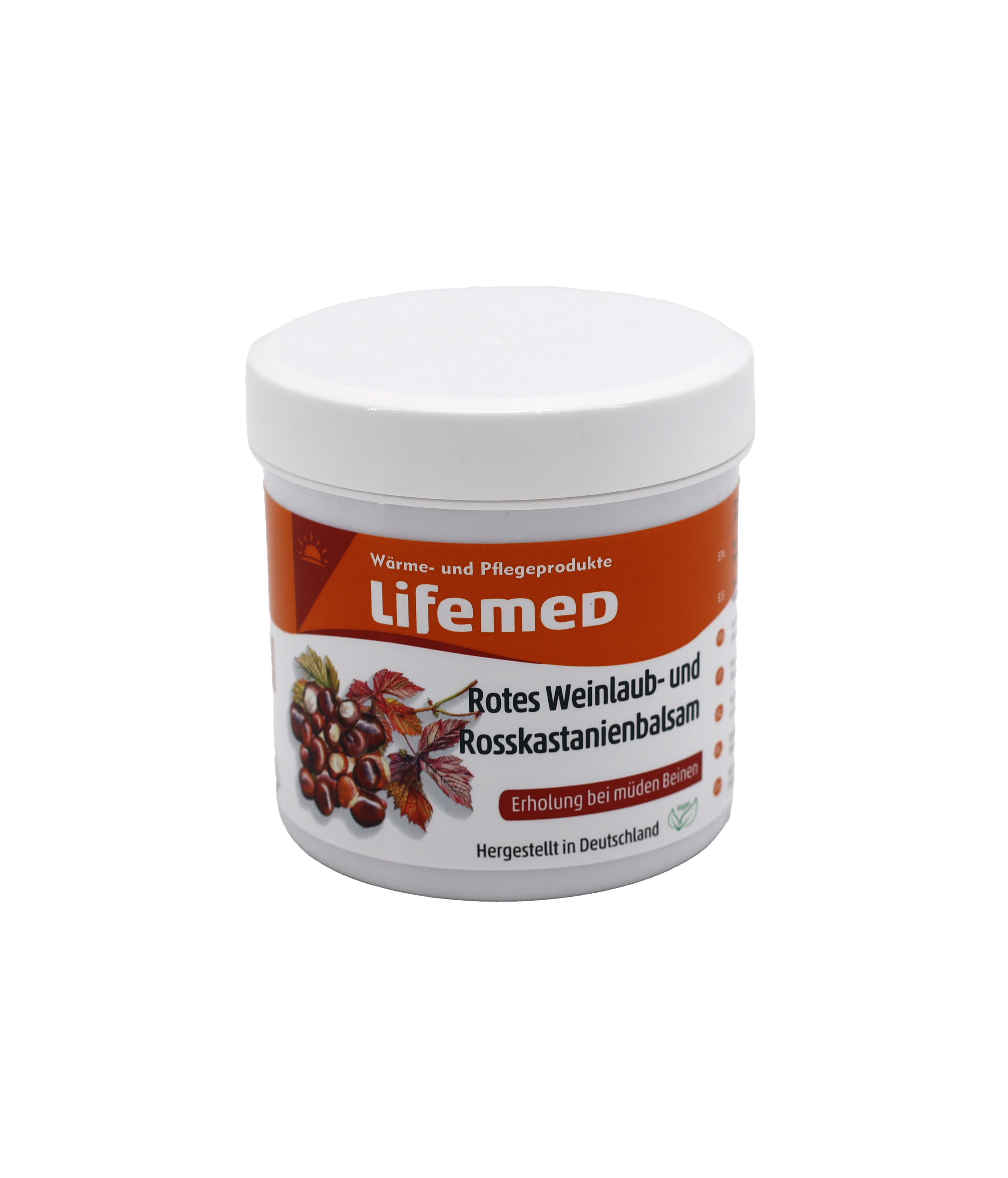 "Lifemed" Rotes Weinlaub- und Rosskastanienbalsam 250 ml kühlend