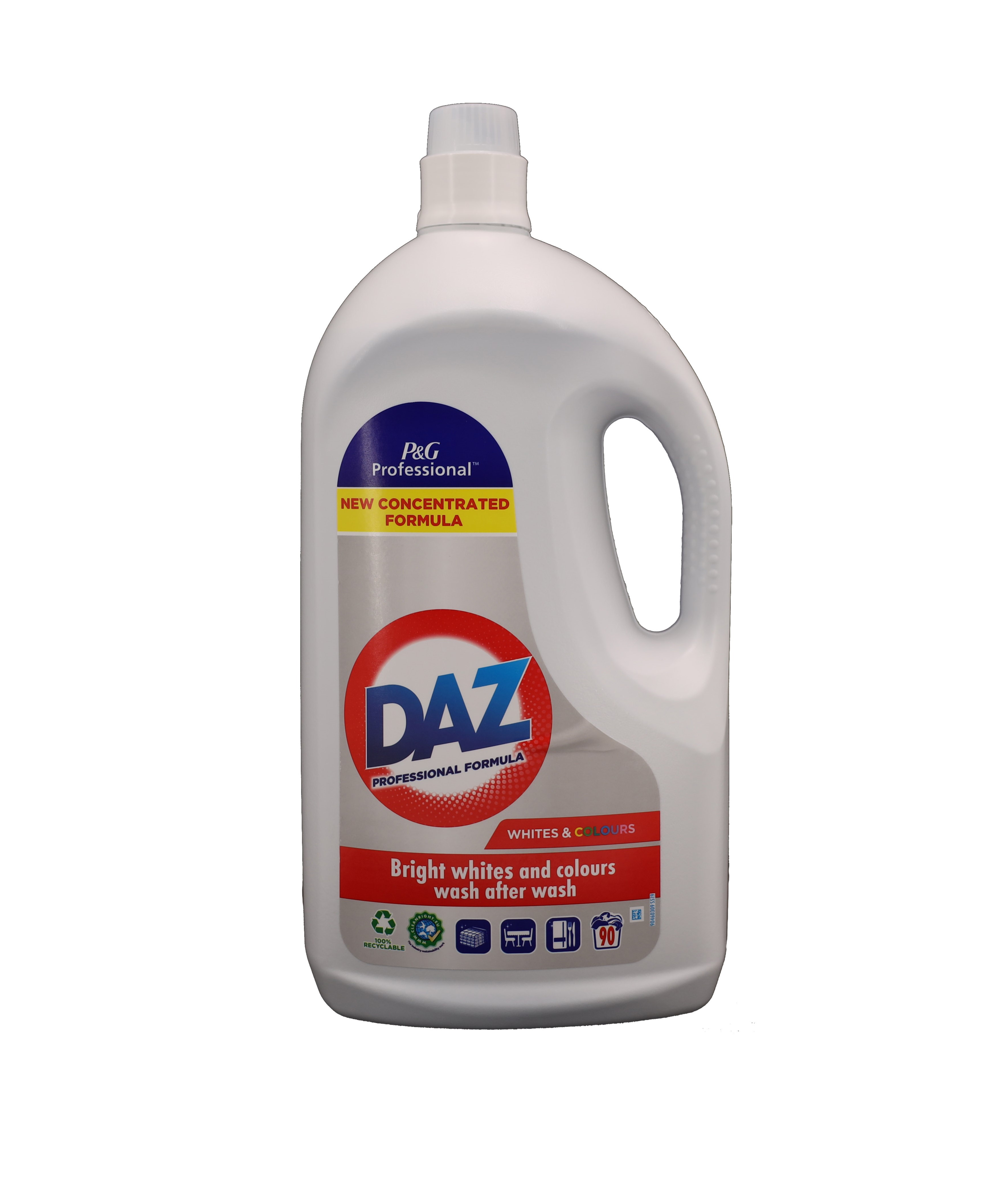Daz Flüssigwaschmittel 4,05L Professional Whites&Colors 90WL