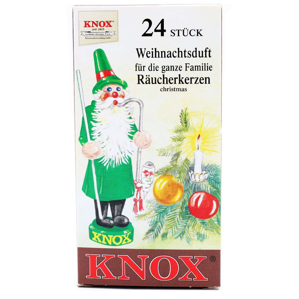 KNOX Weihnachtsduft Räucherkerzen 24Stück