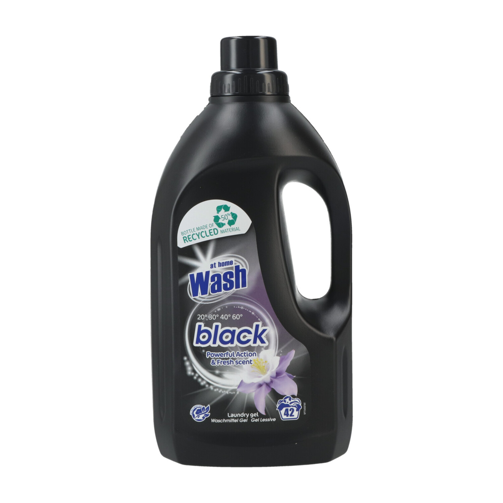 At Home Wash Flüssigwaschmittel GEL! 1.5ltr Black 42WL