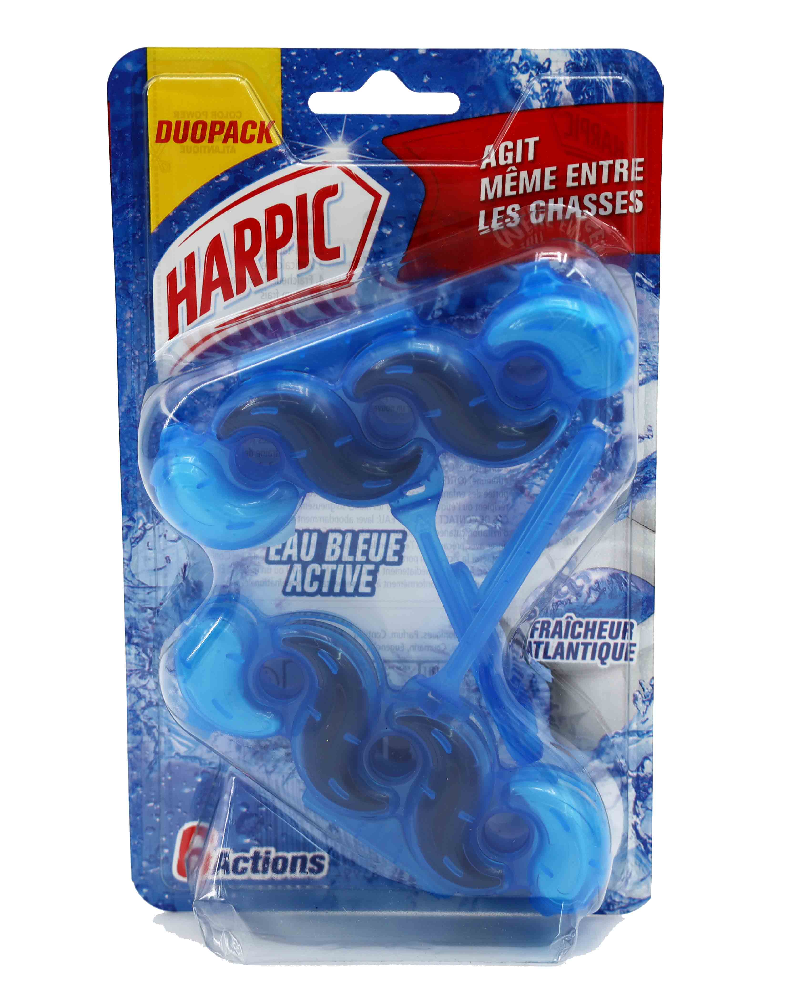 Harpic Active Fresh Toilettenblock 2x35gr Blaues Wasser