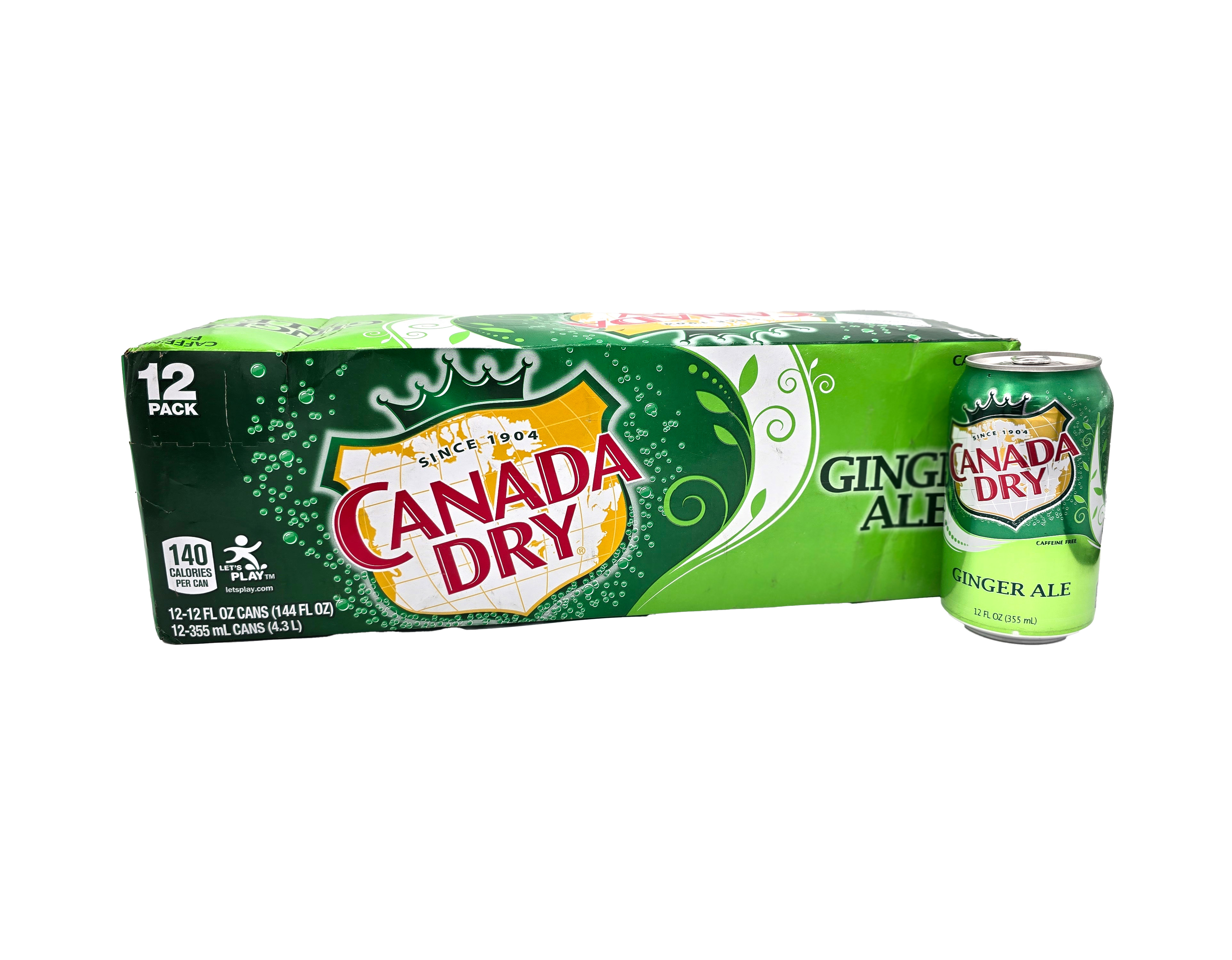 Canada Dry Ginger Ale 12x 355ml