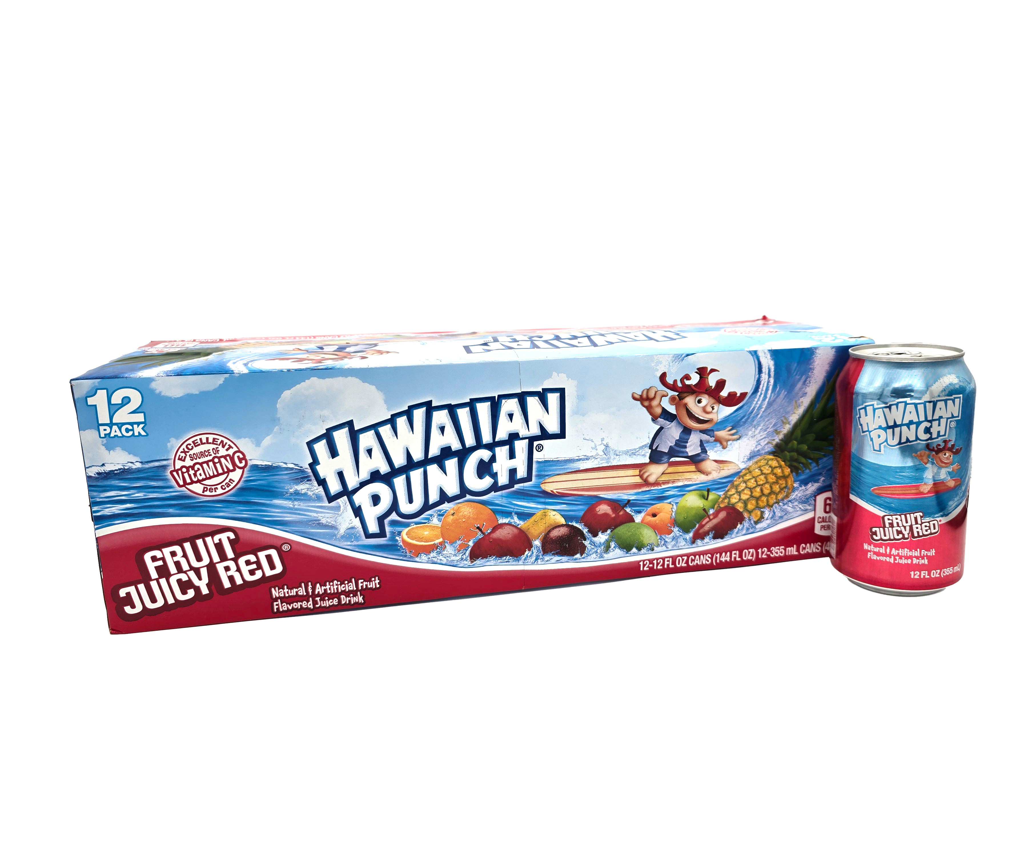 Hawaiian Punch USA Fruit Juicy Red 12x 355ml