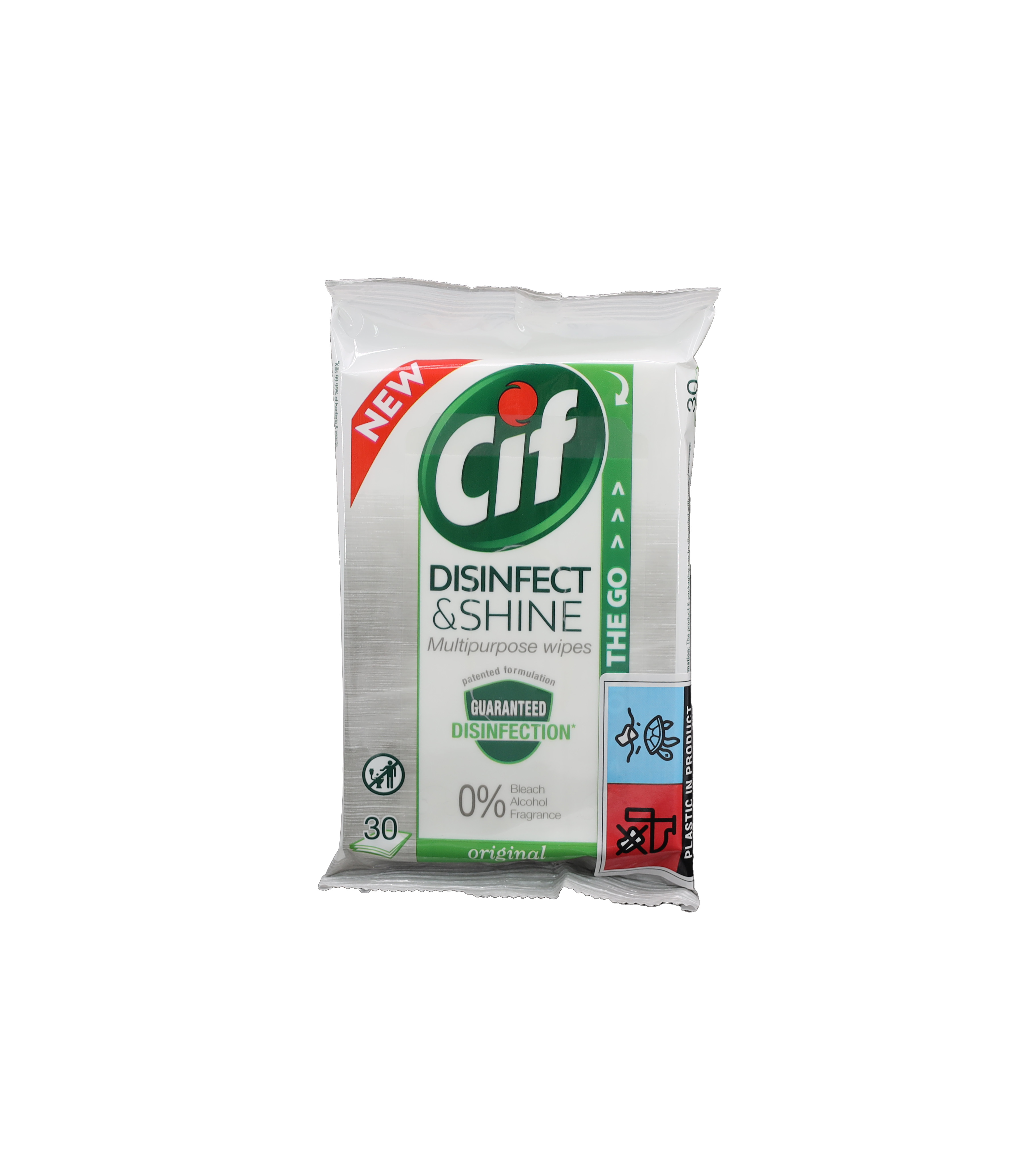 Cif Disinfect & Shine Wipes Reinigungstücher 30 Blatt