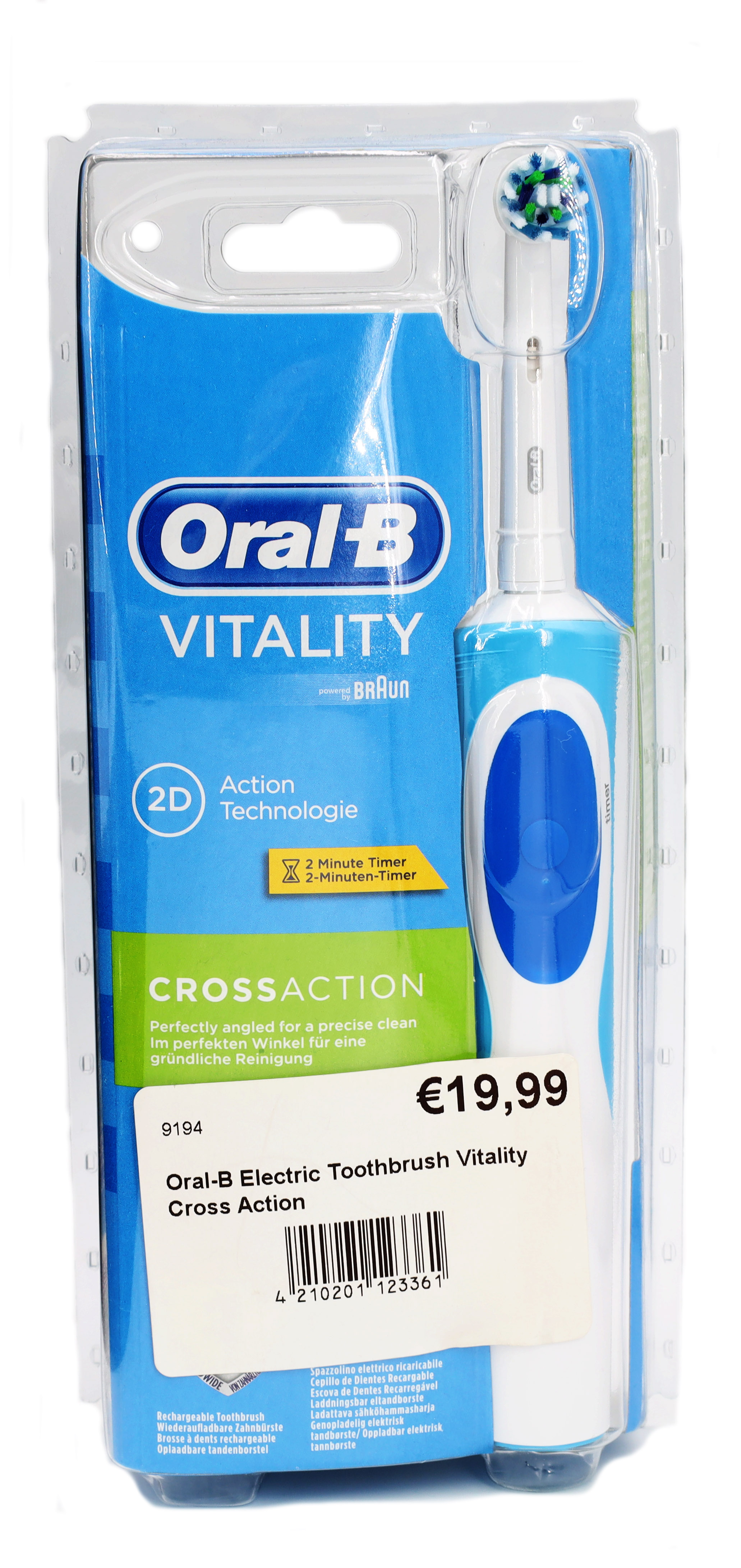 Oral-B Electric Toothbrush Vitality Cross Action
