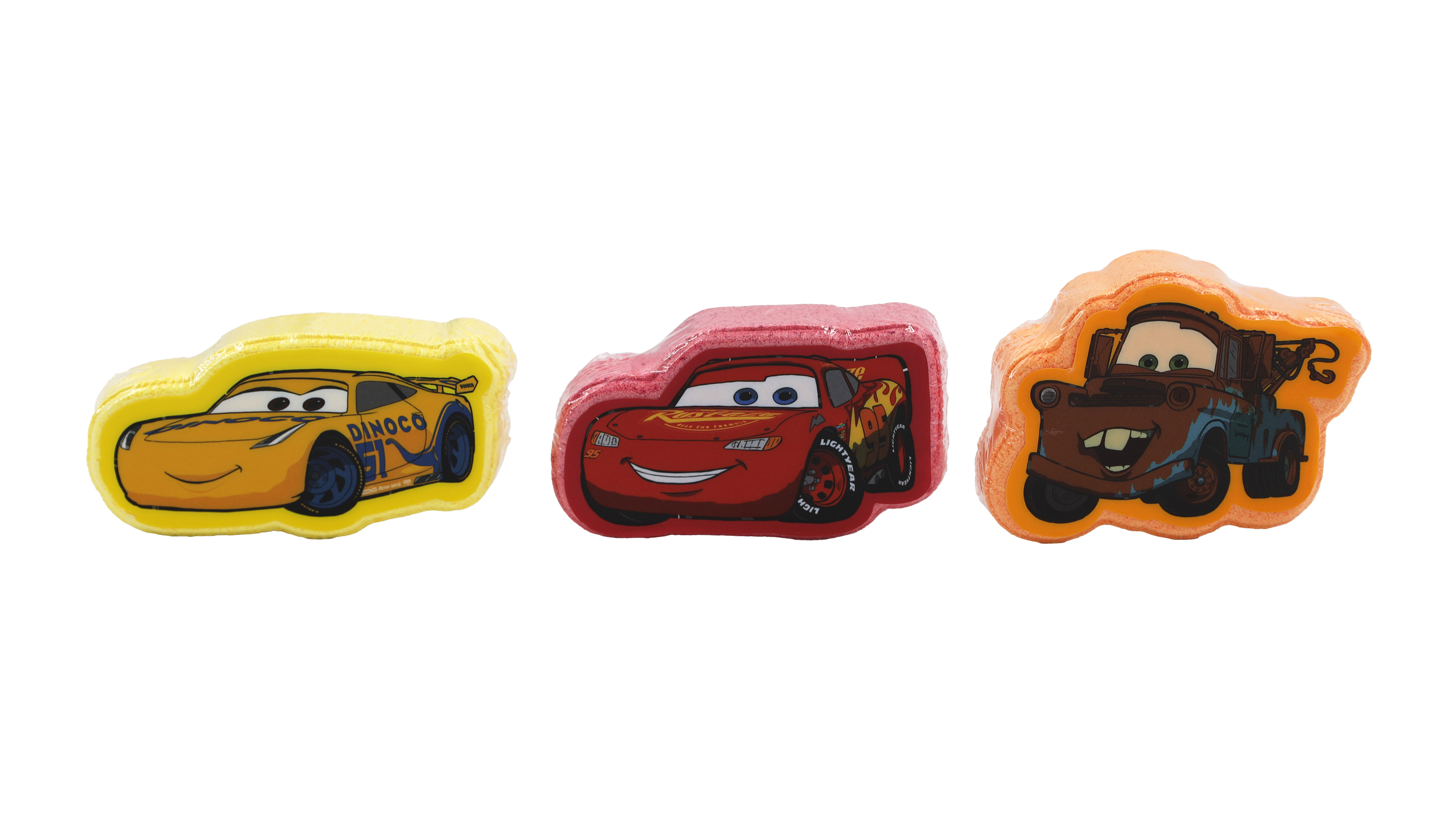 Disney Cars Geschenk-Set 3tlg. Badetablette 60g Winner's Circle