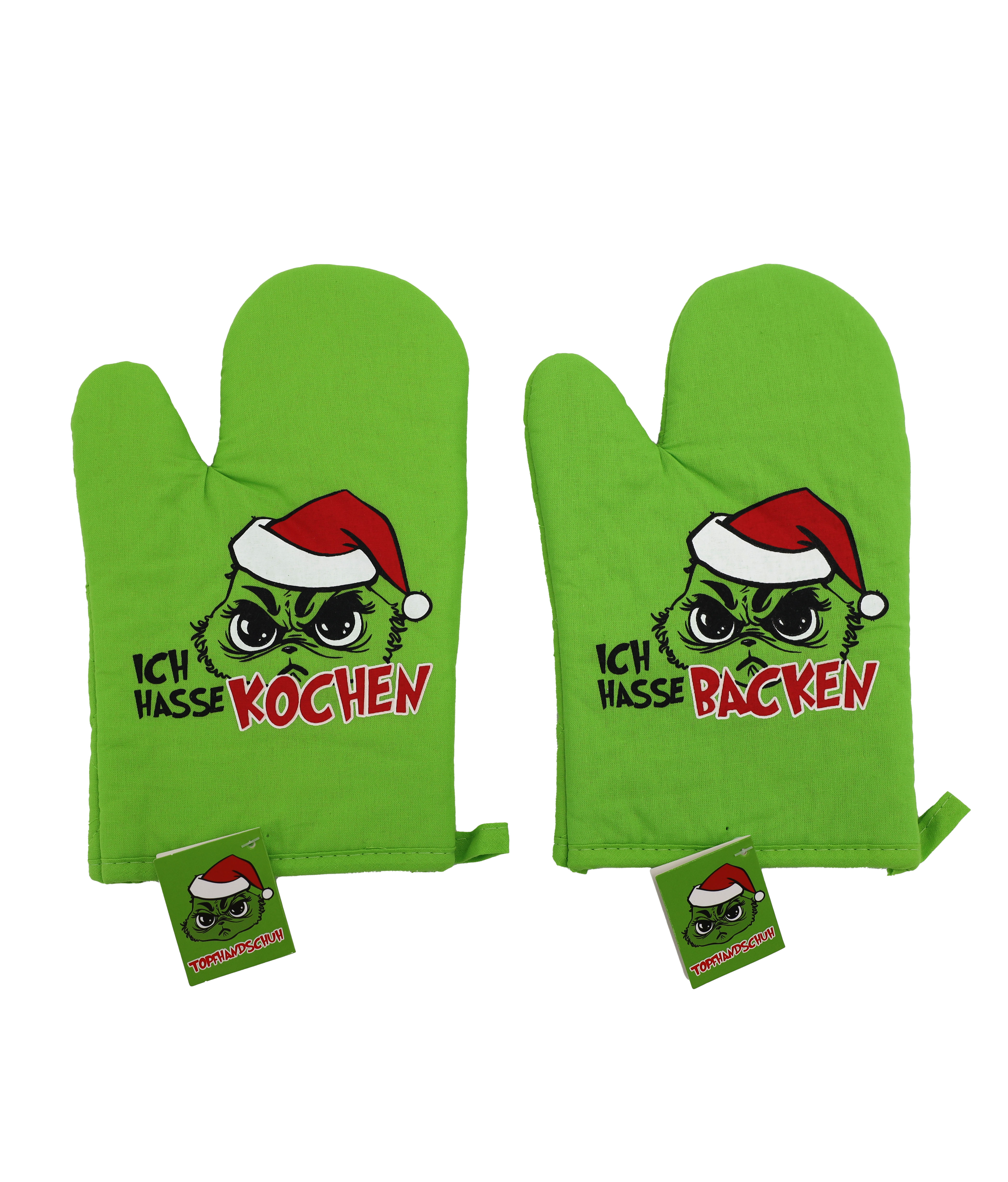 Topfhandschuh "Festtags-Muffel", 2 Designs