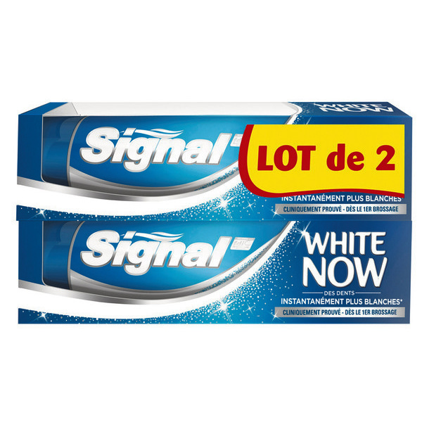 Signal Zahncreme 2x75ml White Now Original