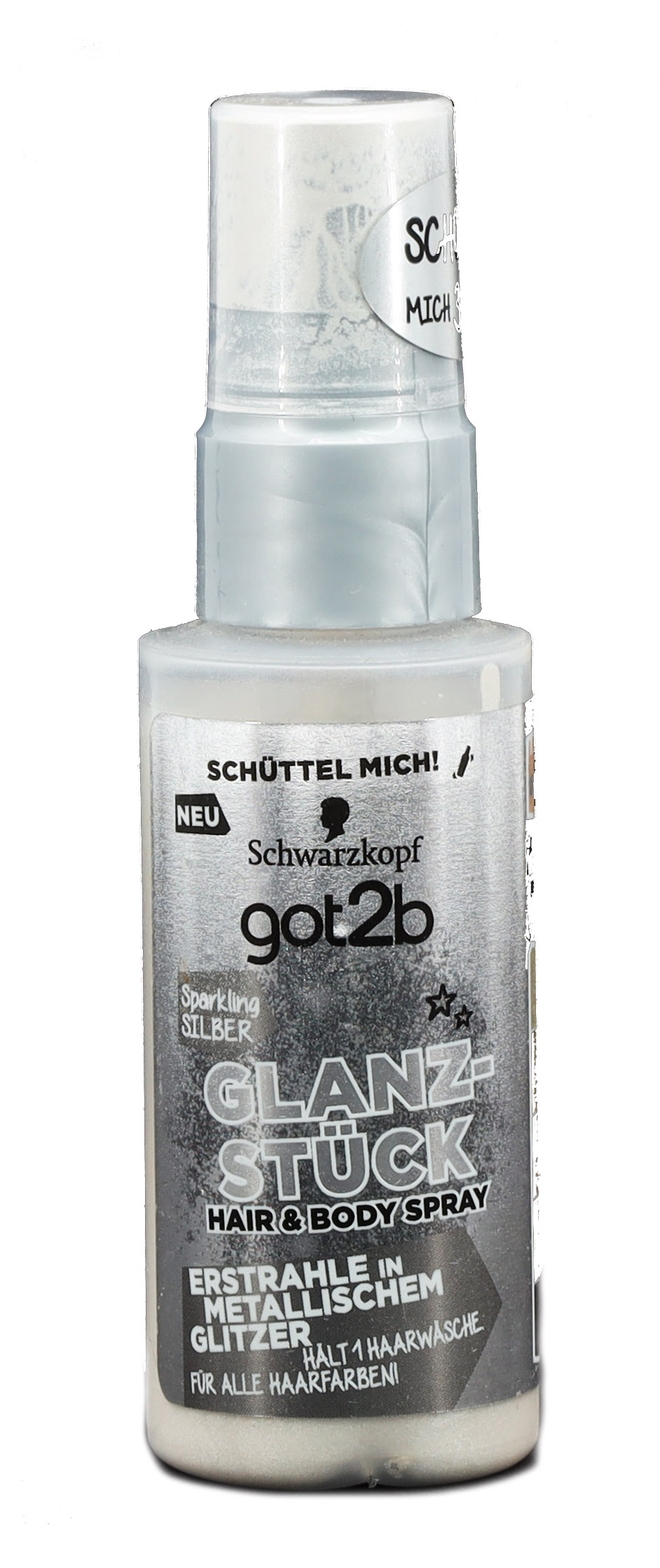 Schwarzkopf got2b Glanzstück Sparkling Silber Haar&Körperspray 50ml