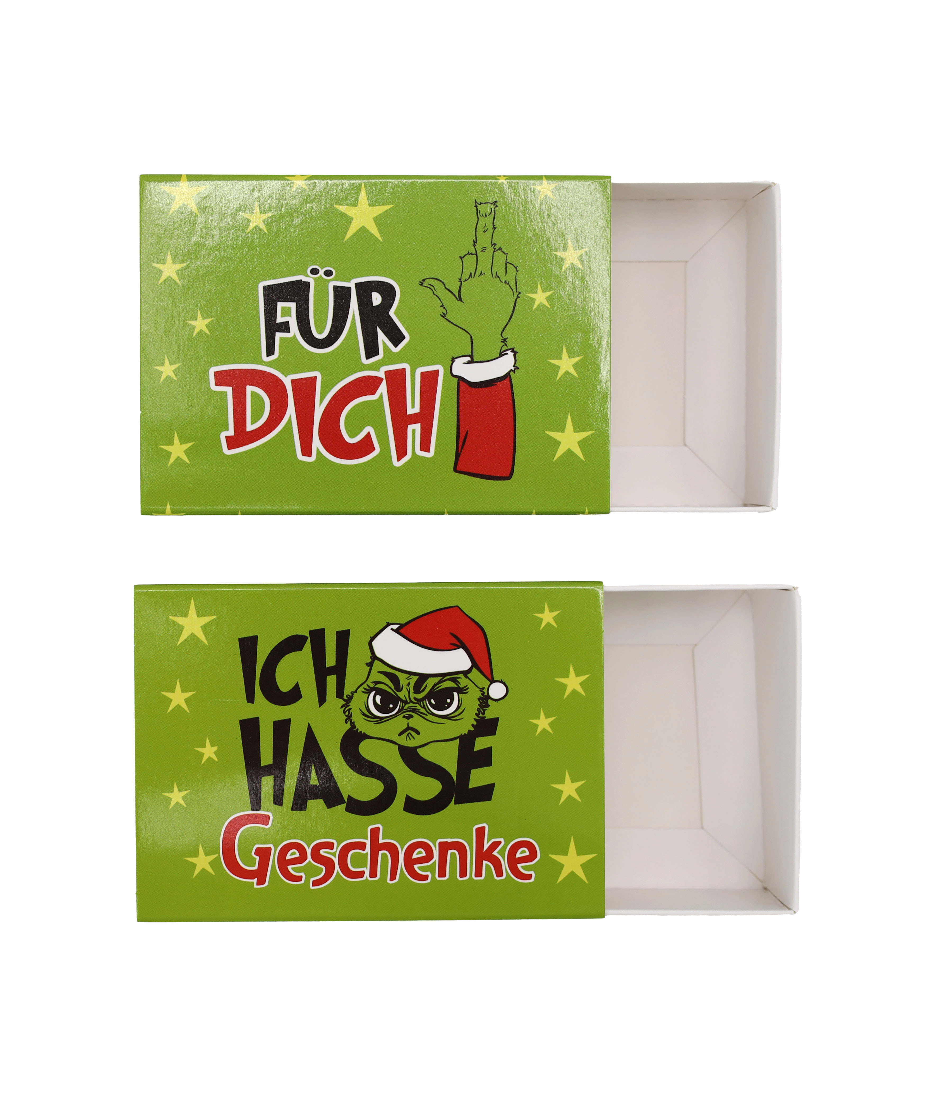 Geschenkbox "Festtags-Muffel", 10x7x3cm, 2 Designs