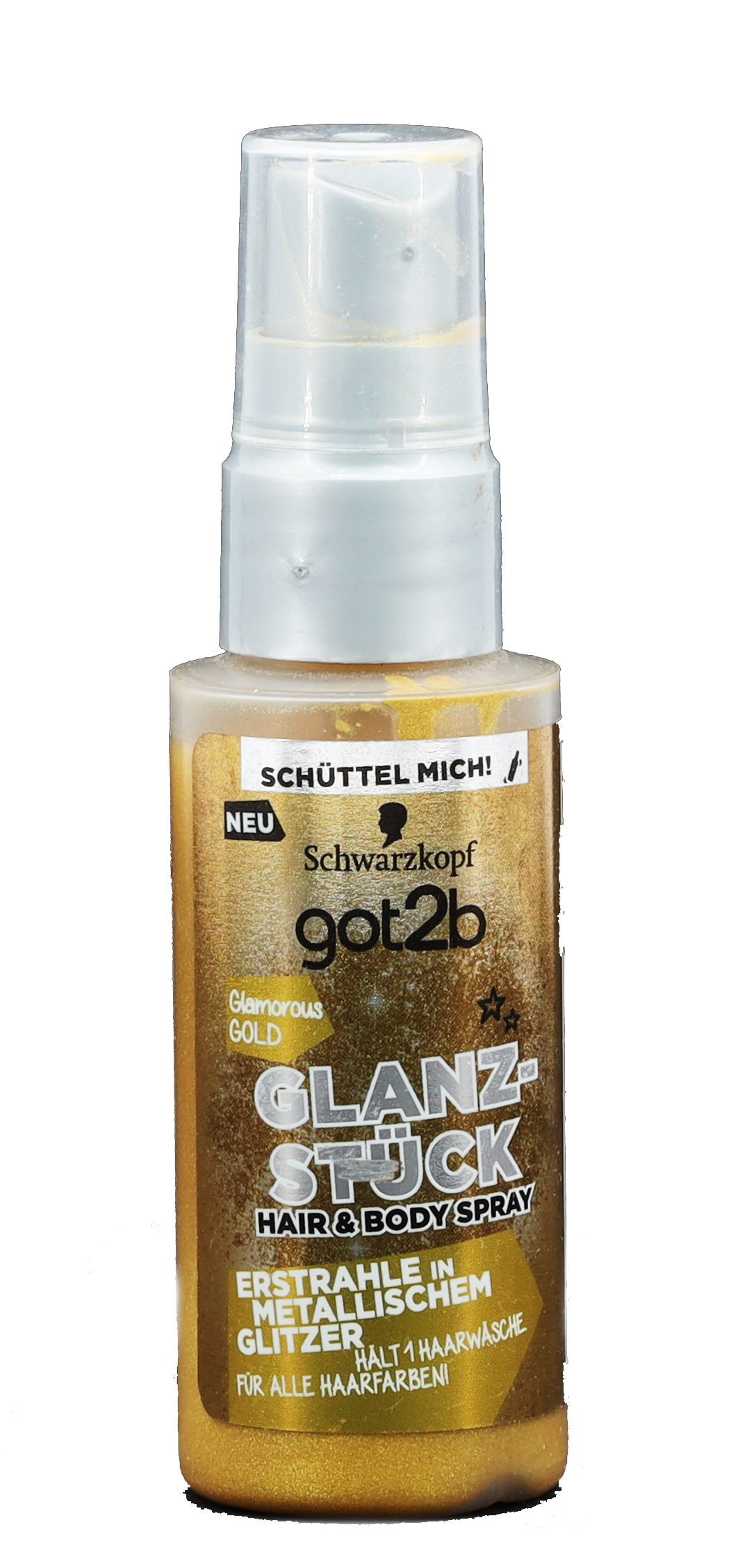 Schwarzkopf got2b Glanzstück Glowing Gold Haar&Körperspray 50ml