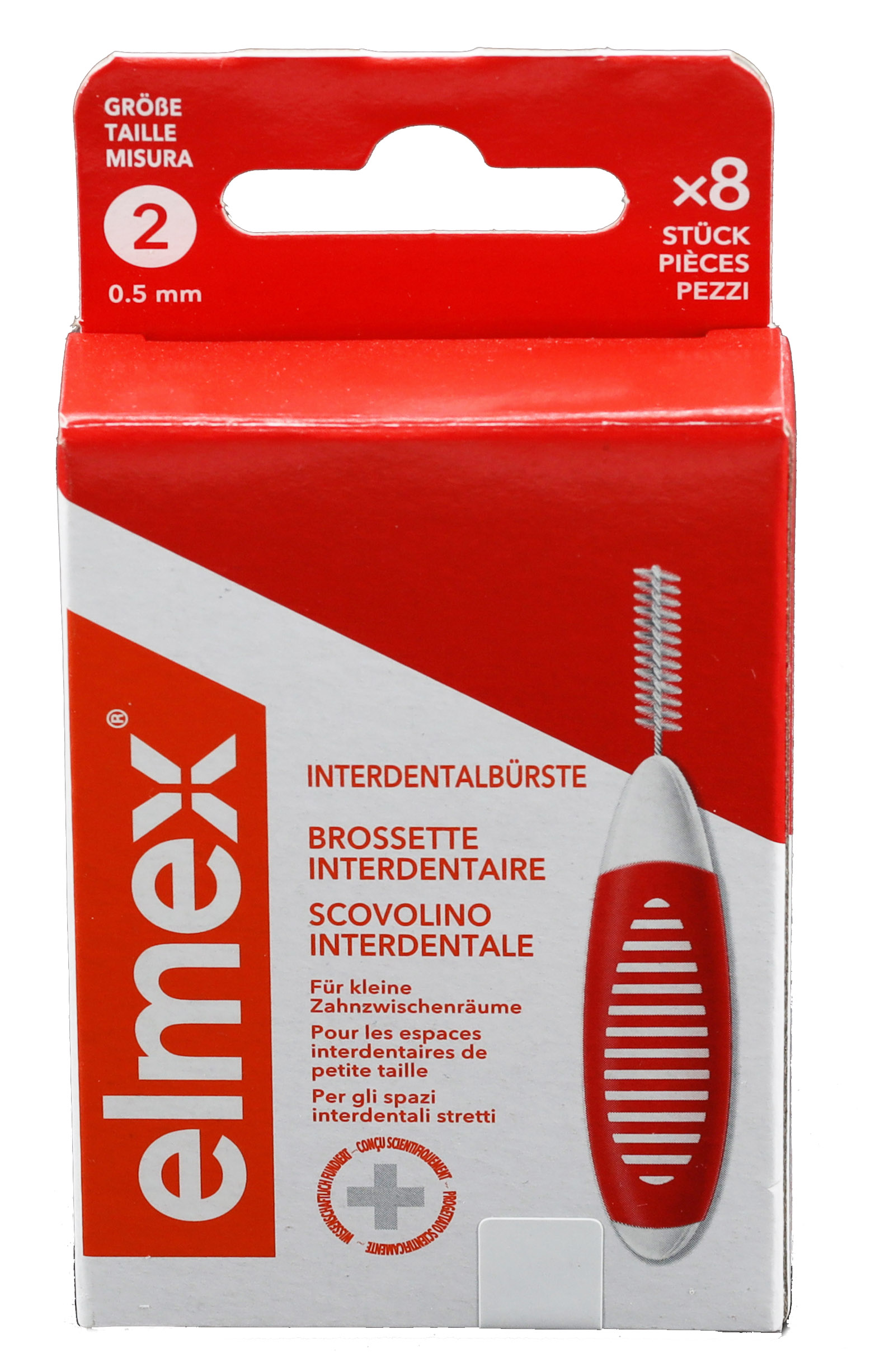 Elmex Interdentalbürste 8er 0.5mm