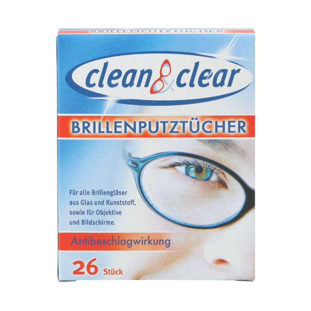 Clean&Clear Brillenputztücher 26pcs