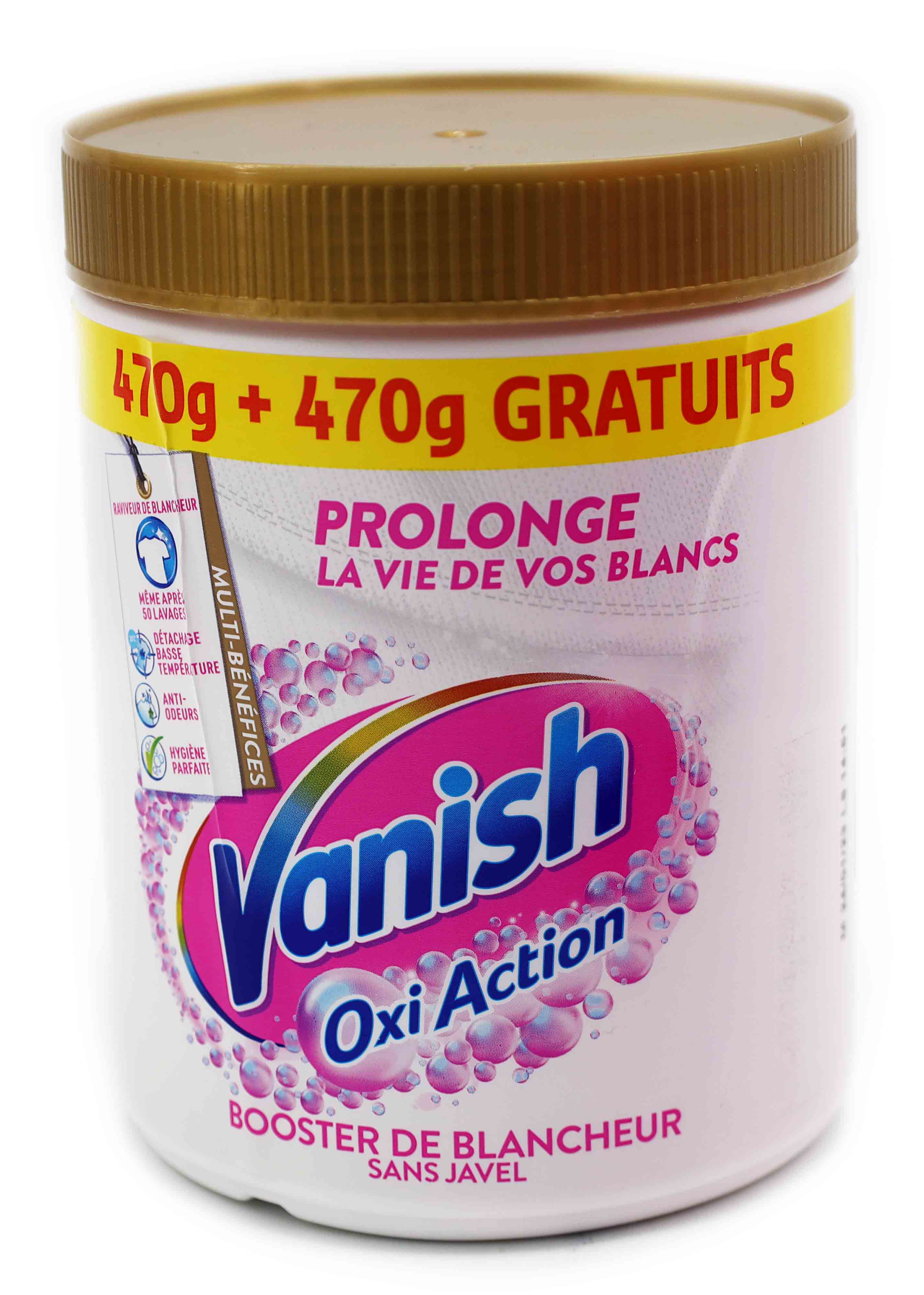 Vanish Oxi Action Fleckentferner 940gr Pulver Gold White