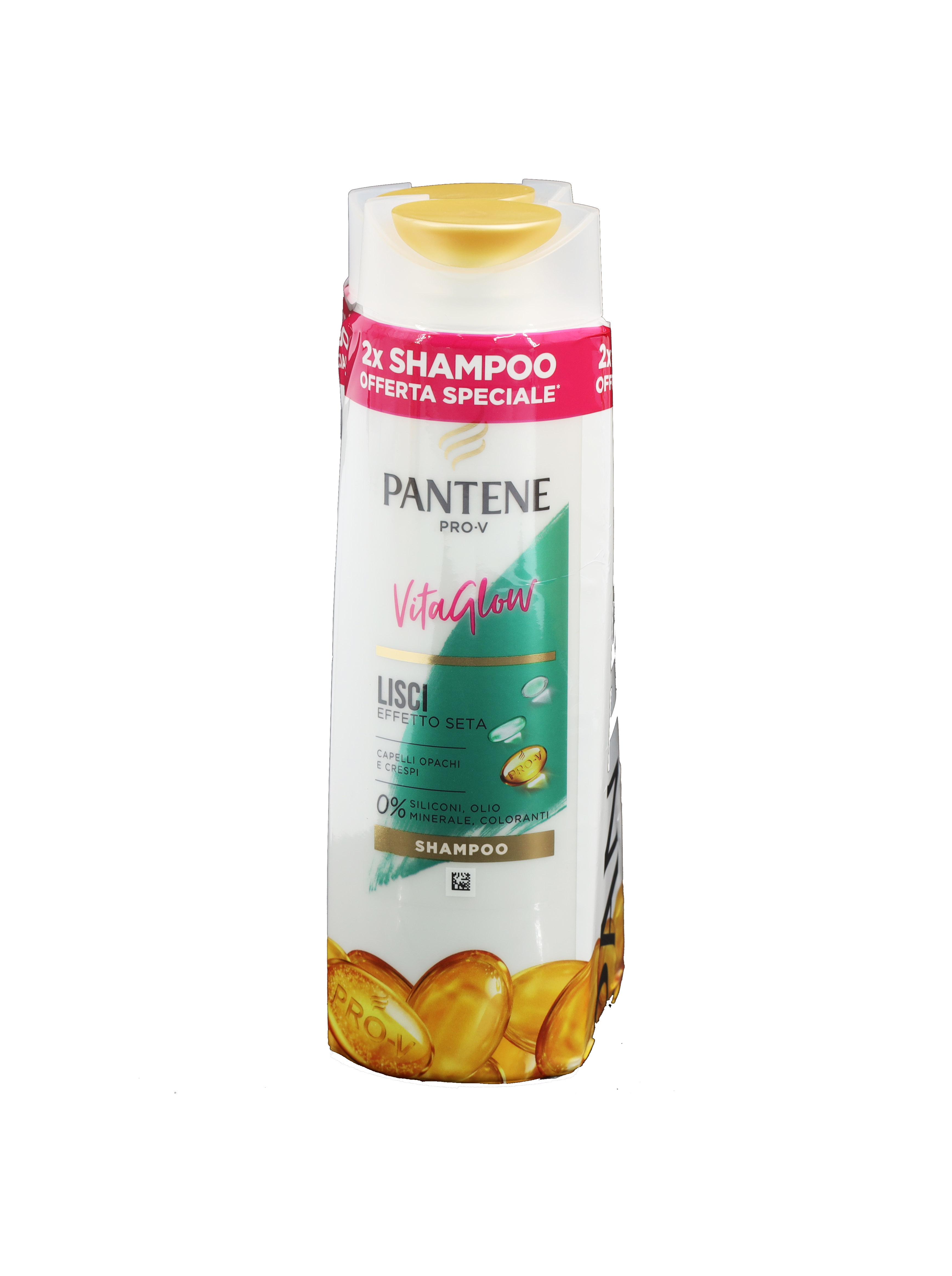 Pantene Pro-V Shampoo 2x250ml Smooth&Silky