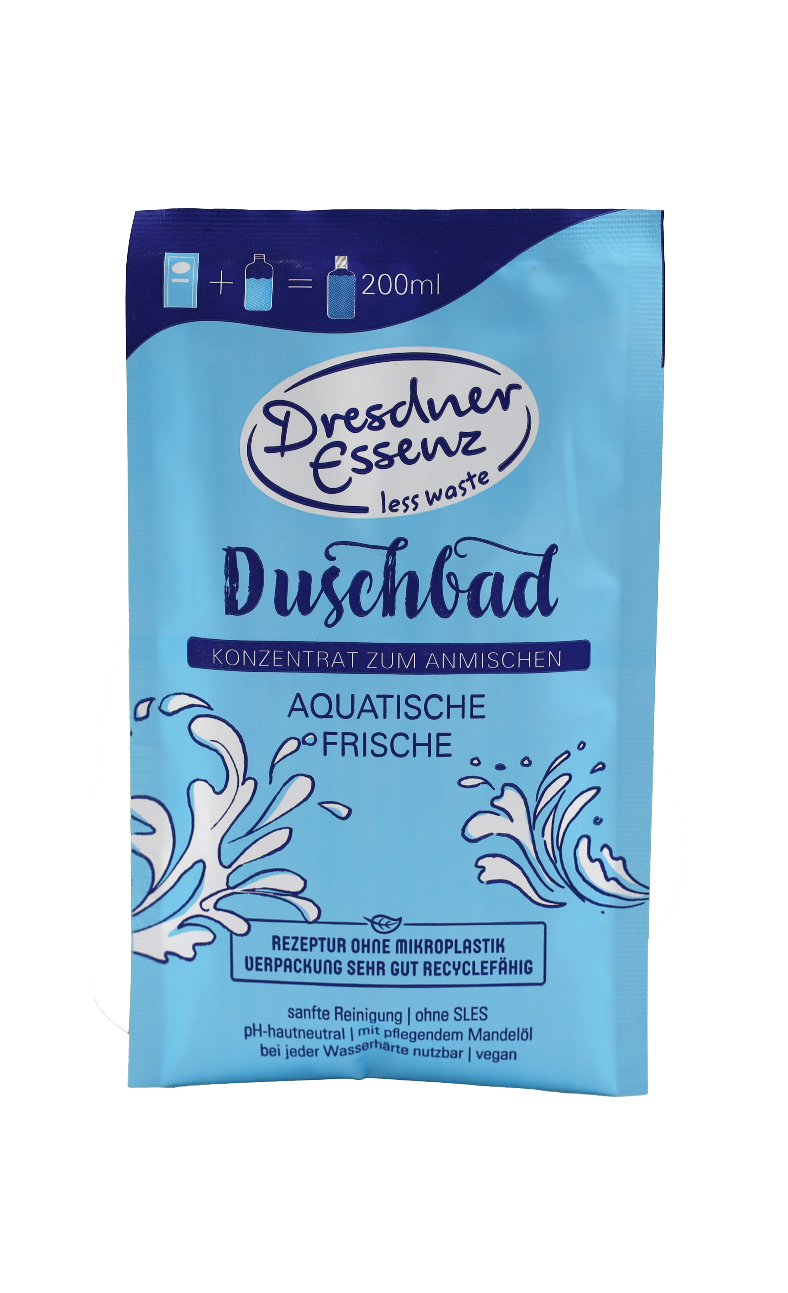 Dresdner Essenz Duschgel 40g Aquatische Frische , Pulver zum anmischen