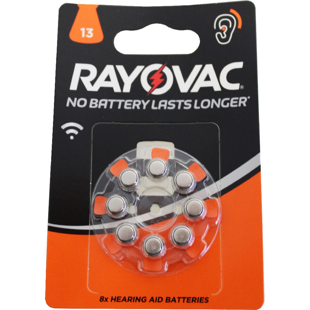 R Rayovac Knopfzellen für Hörgeräte 13