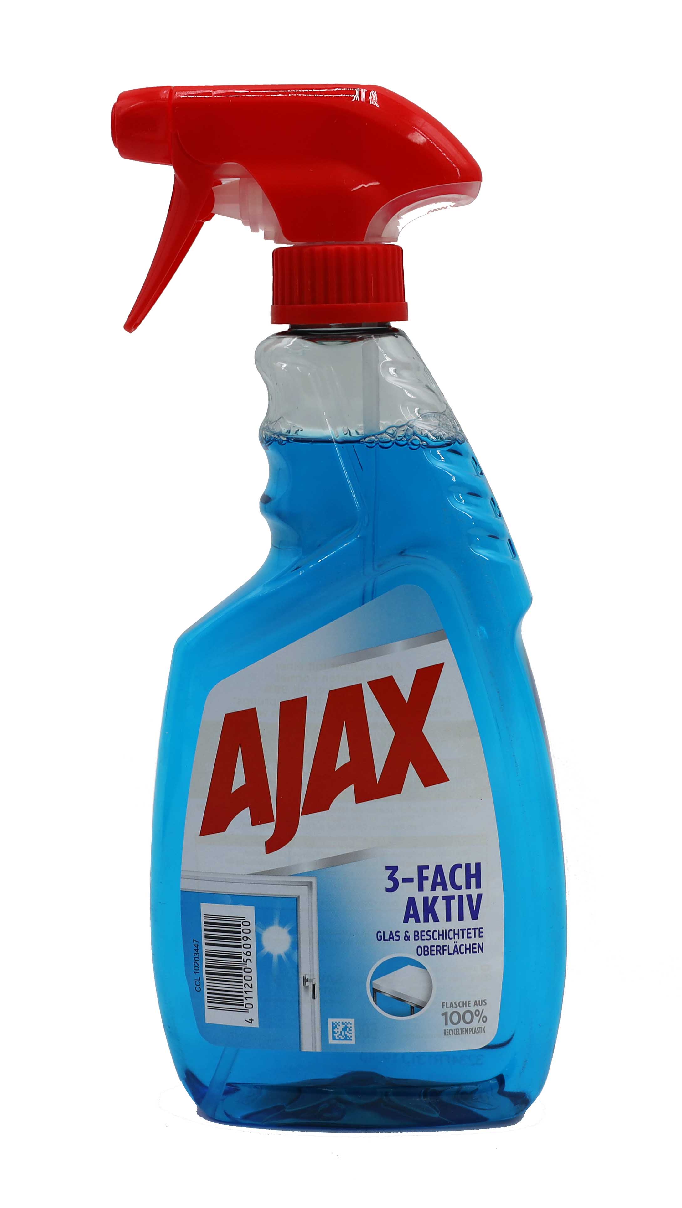 AJAX Glasreiniger 3-Fach Aktiv Anti-Beschlag Effekt 500ml