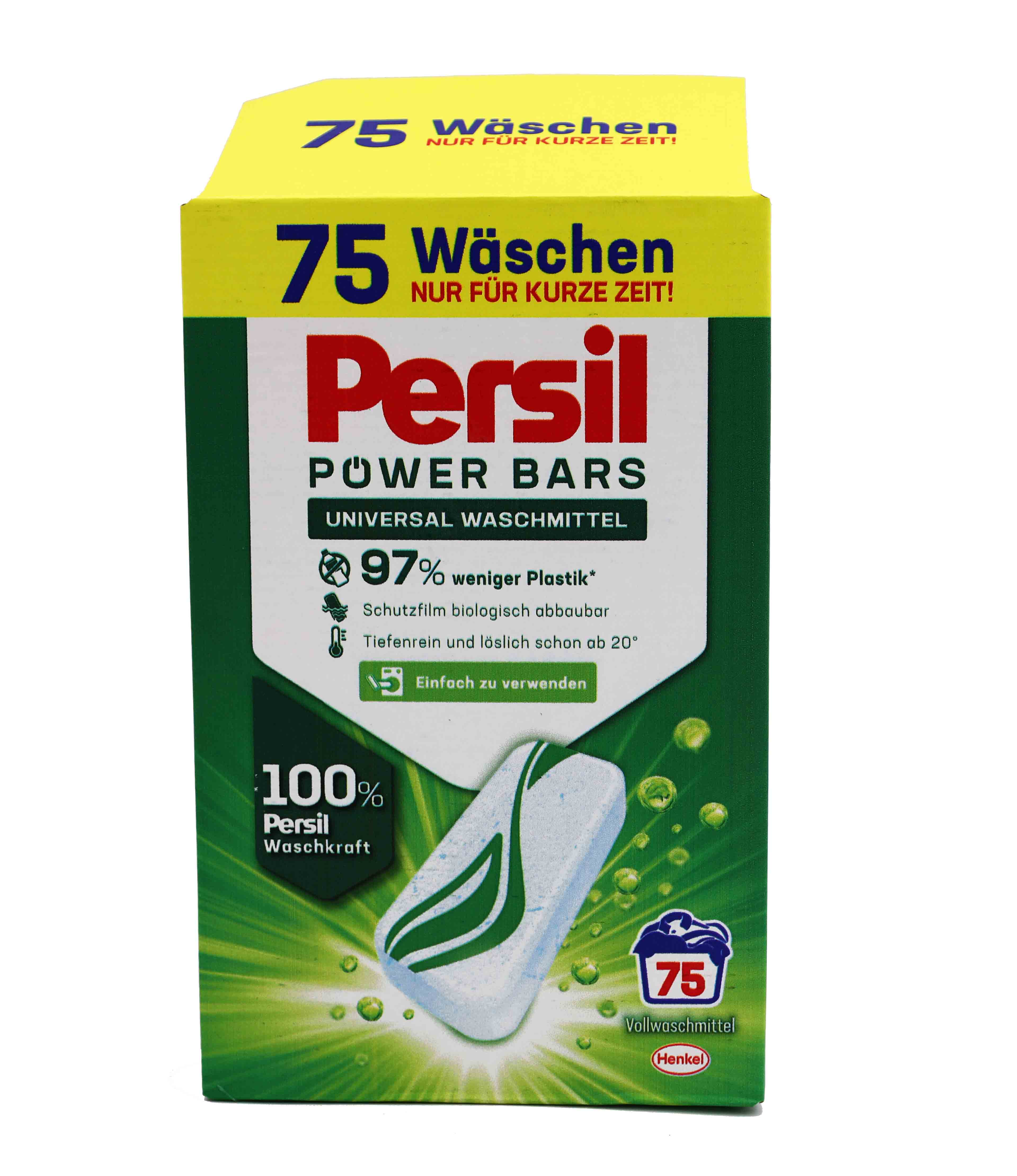 Persil Waschmittel-Bars 75Stück Power Bars Universal