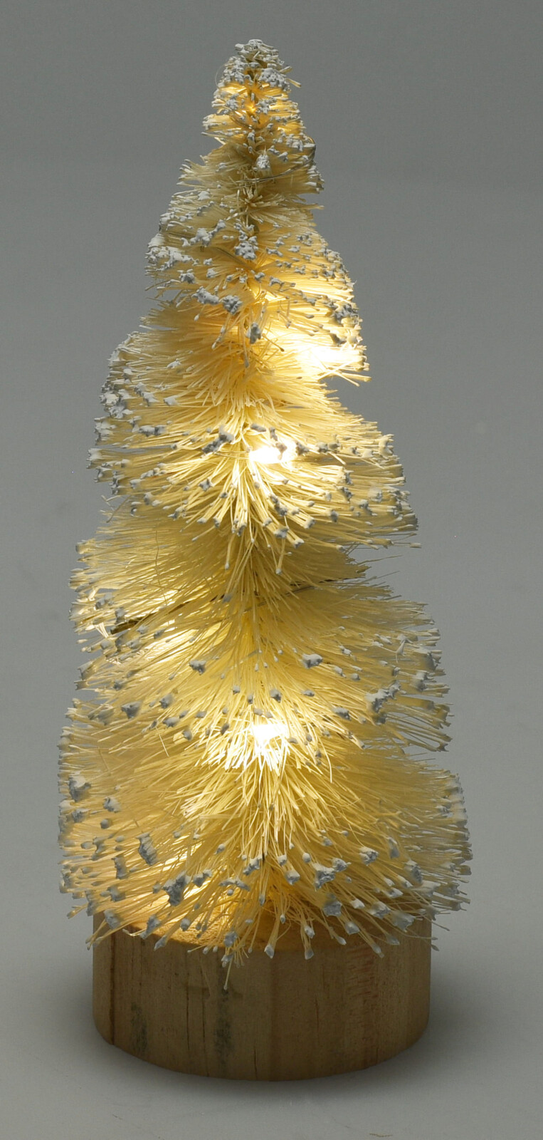 WeihnachtsBaum 8x LED creme 15 cm