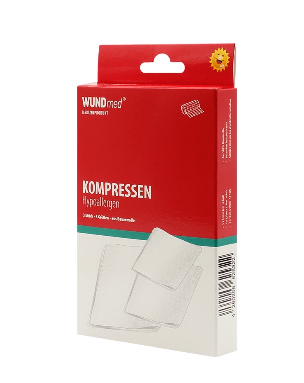 WUNDmed Kompressen chemoplast Verband100% Baumwolle 3gr.