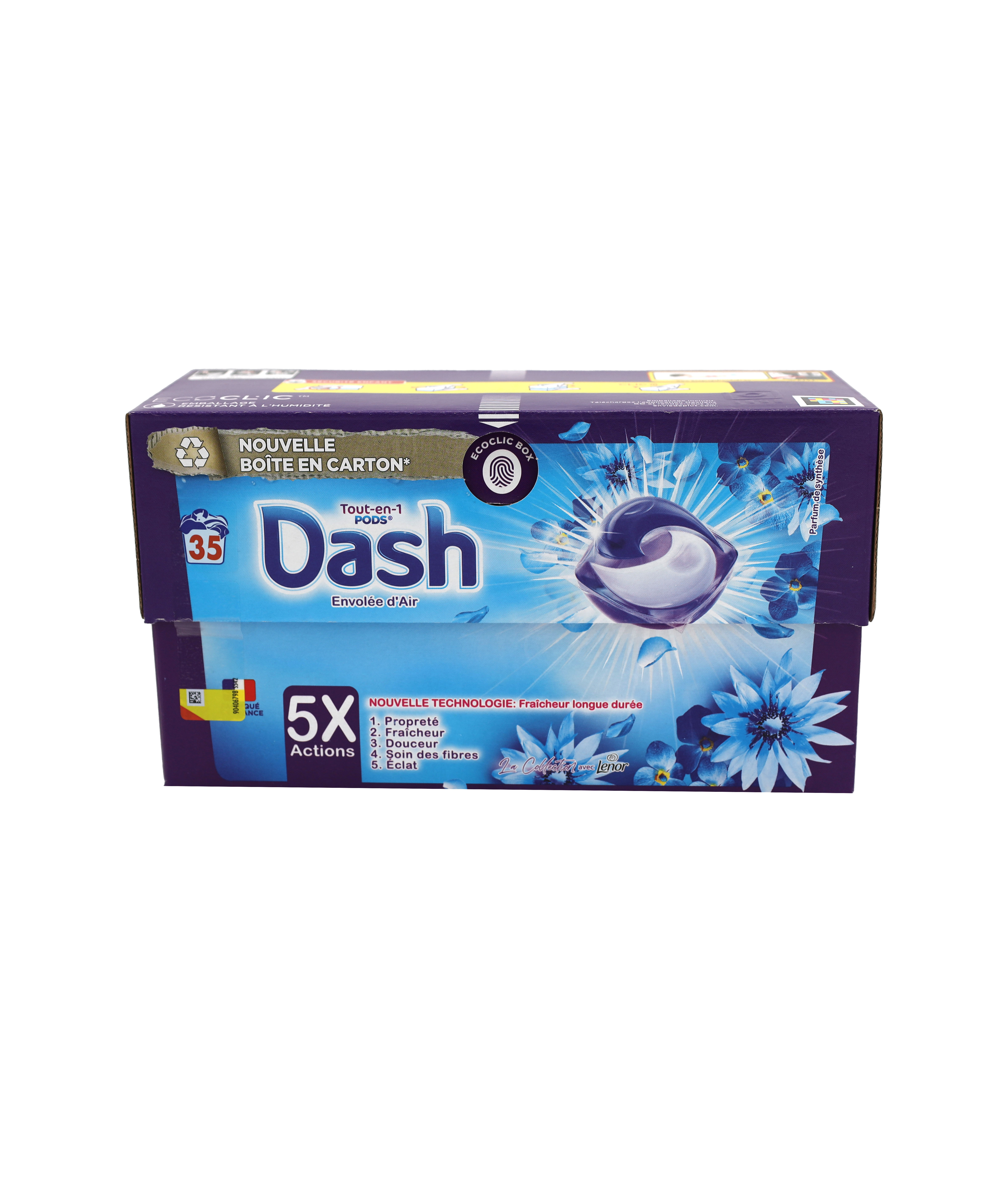 Dash (Lenor) All-in-1 Waschmittel PODS AprilFrisch & Blauer Lotus 35WL