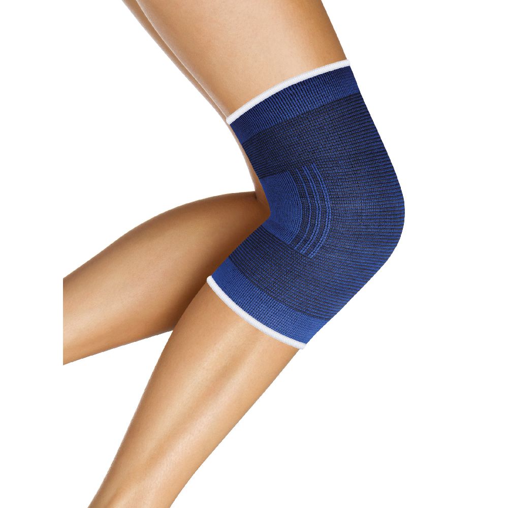 Lifemed Elastische Sportbandage "Knie" Größe S, blau