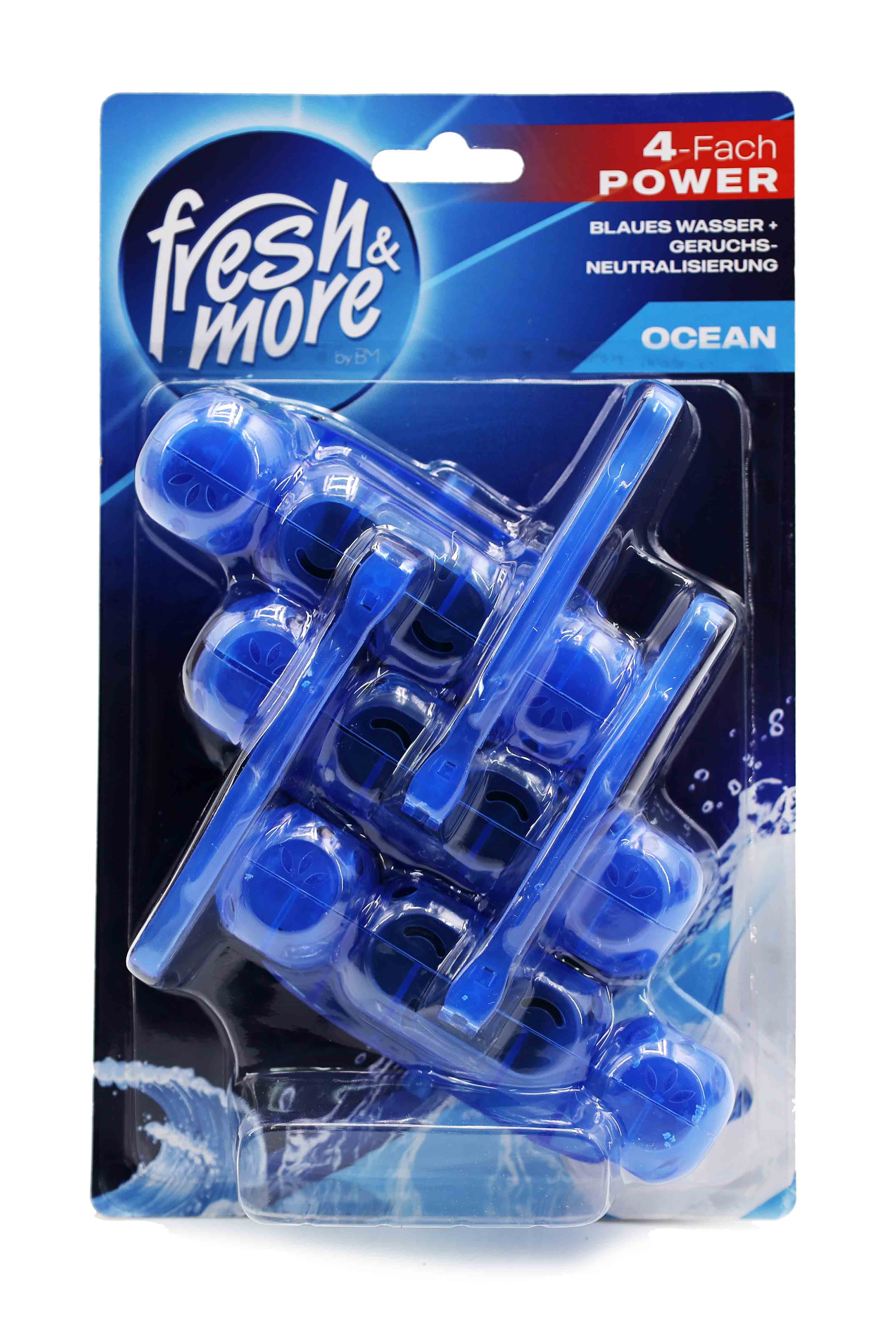 Fresh & More WC Spüler 3er Pack blue active Ocean