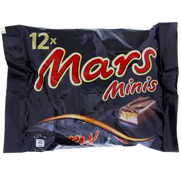 Minis Mars Beutel 227g MHD 30-07-2023