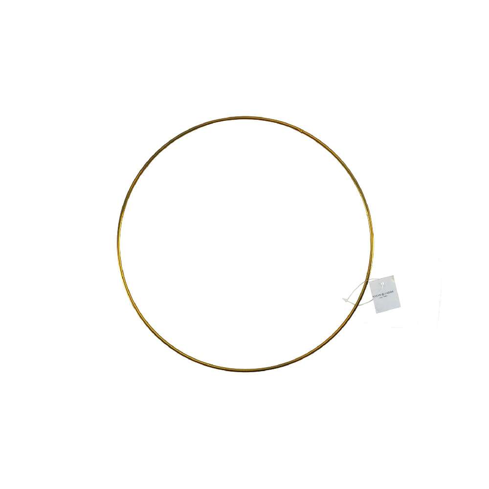 Dekoration Metall "Ring" 30cm, gold