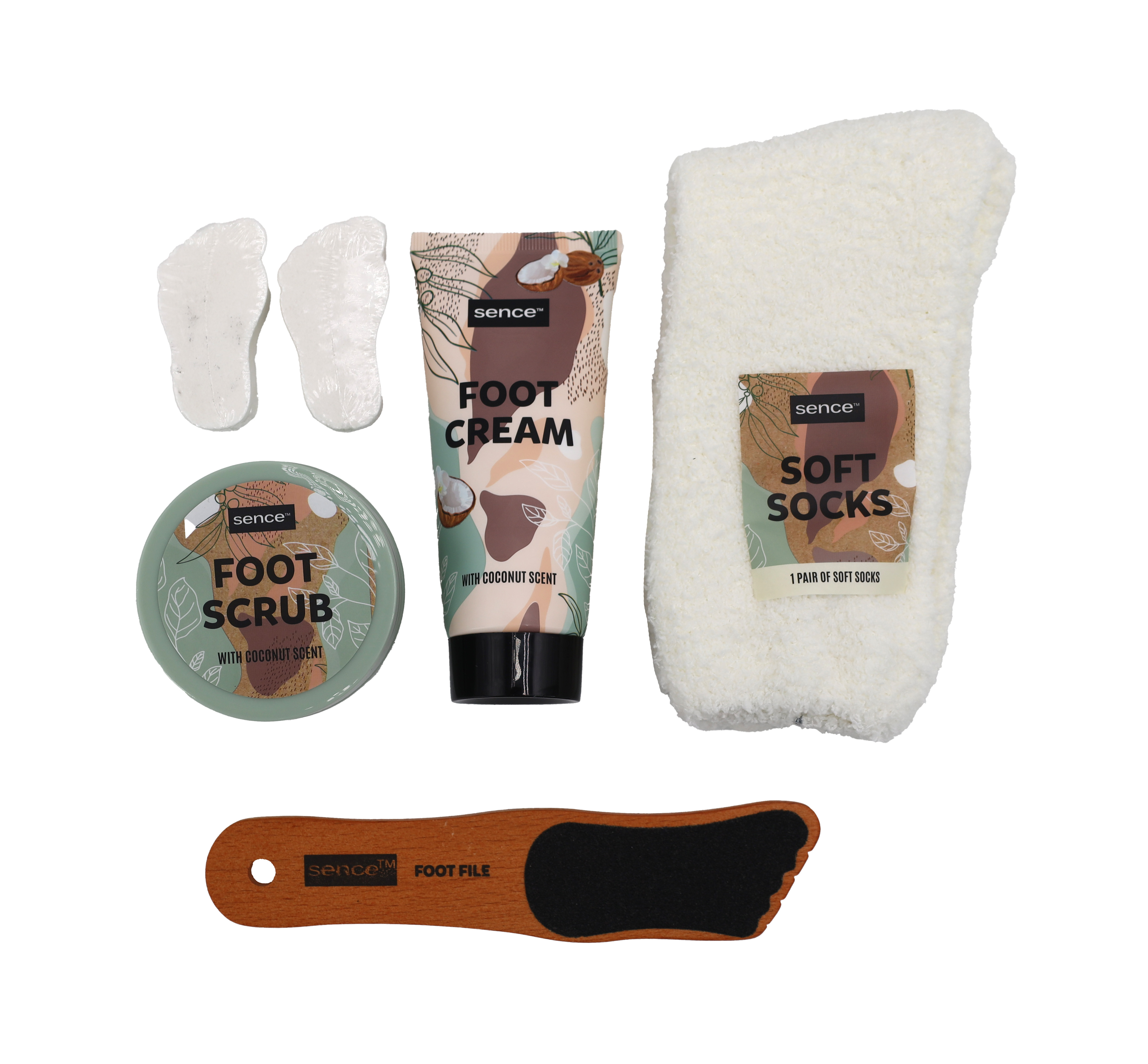 Sence Collection Giftset 5pcs Foot Care Planet Love