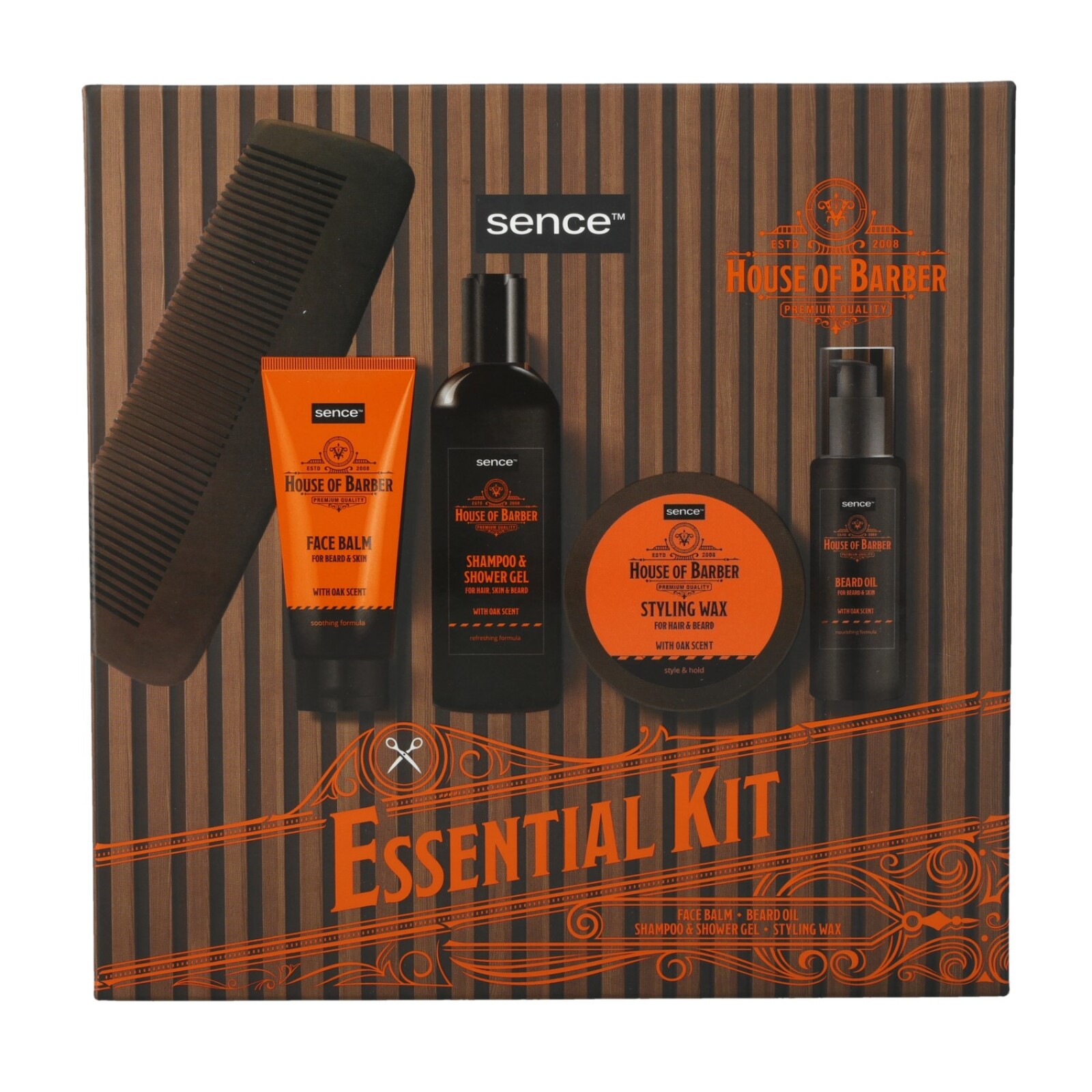 Sence Collection Geschenk-Set 5tlg. Für Männer House Of Barber