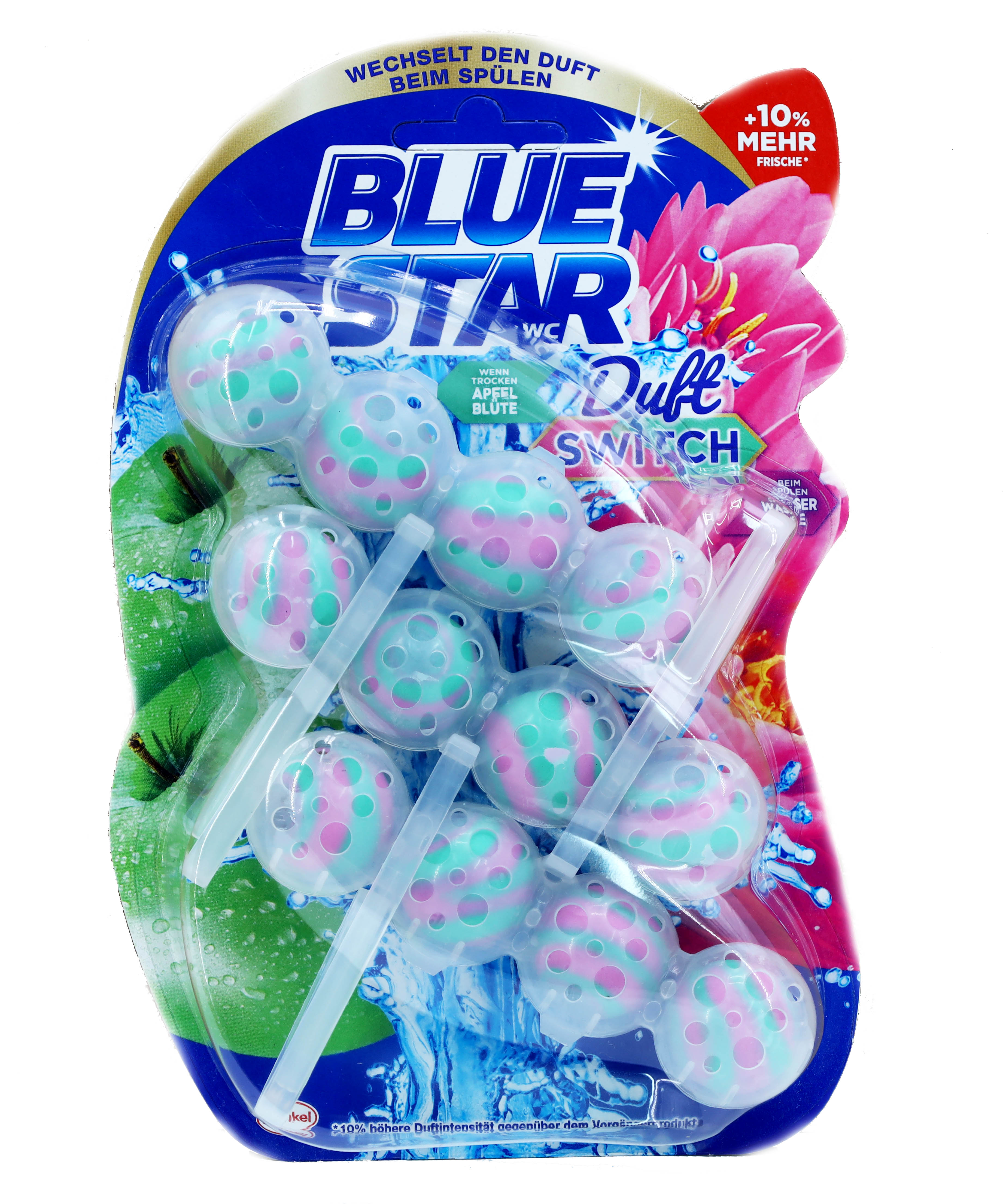Blue Star WC Duft Switch Apfel&Wasserlilie 3x50g