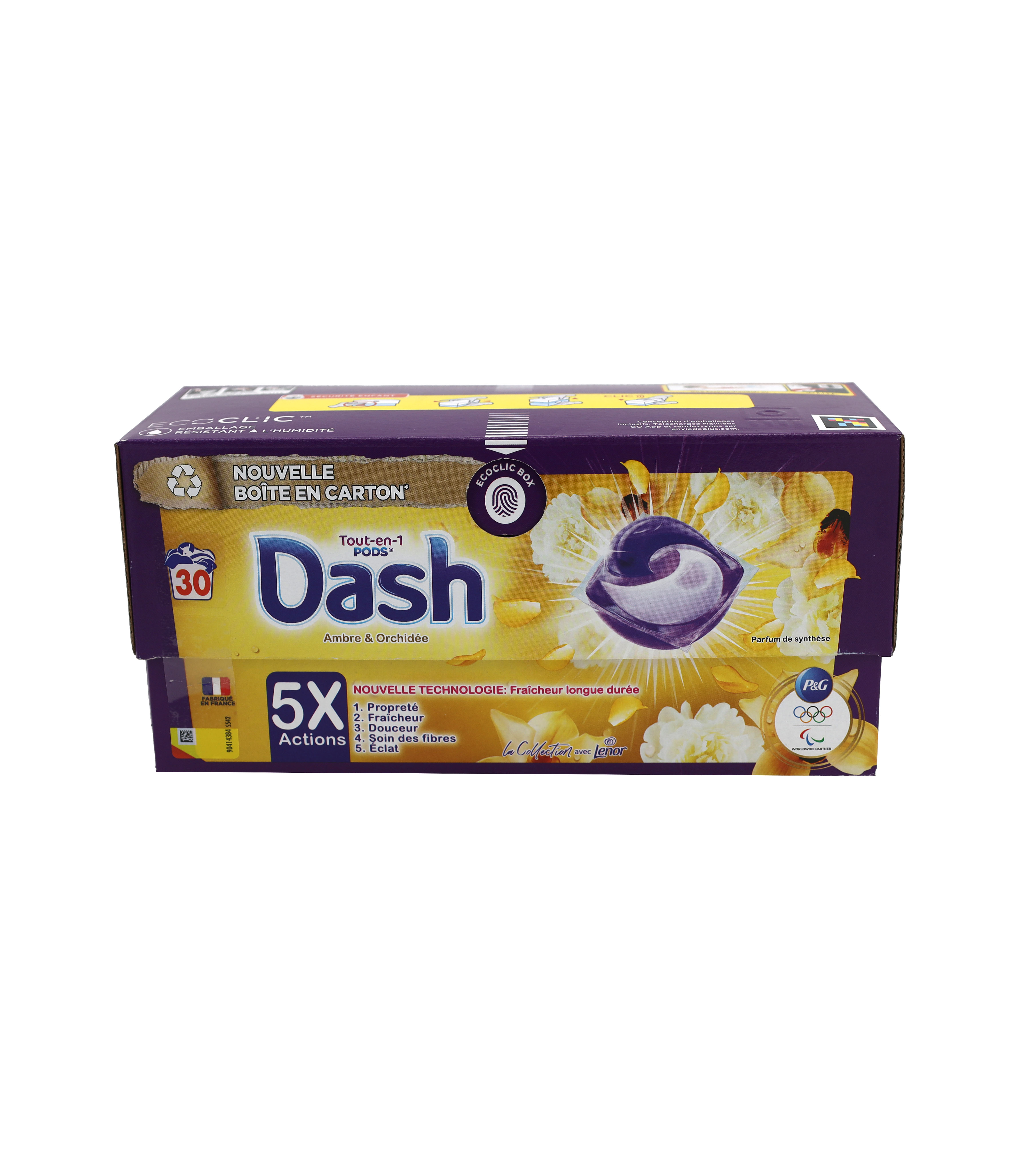 Dash (Lenor) All-in-1 Waschmittel PODS Amber & Orchidee 30WL