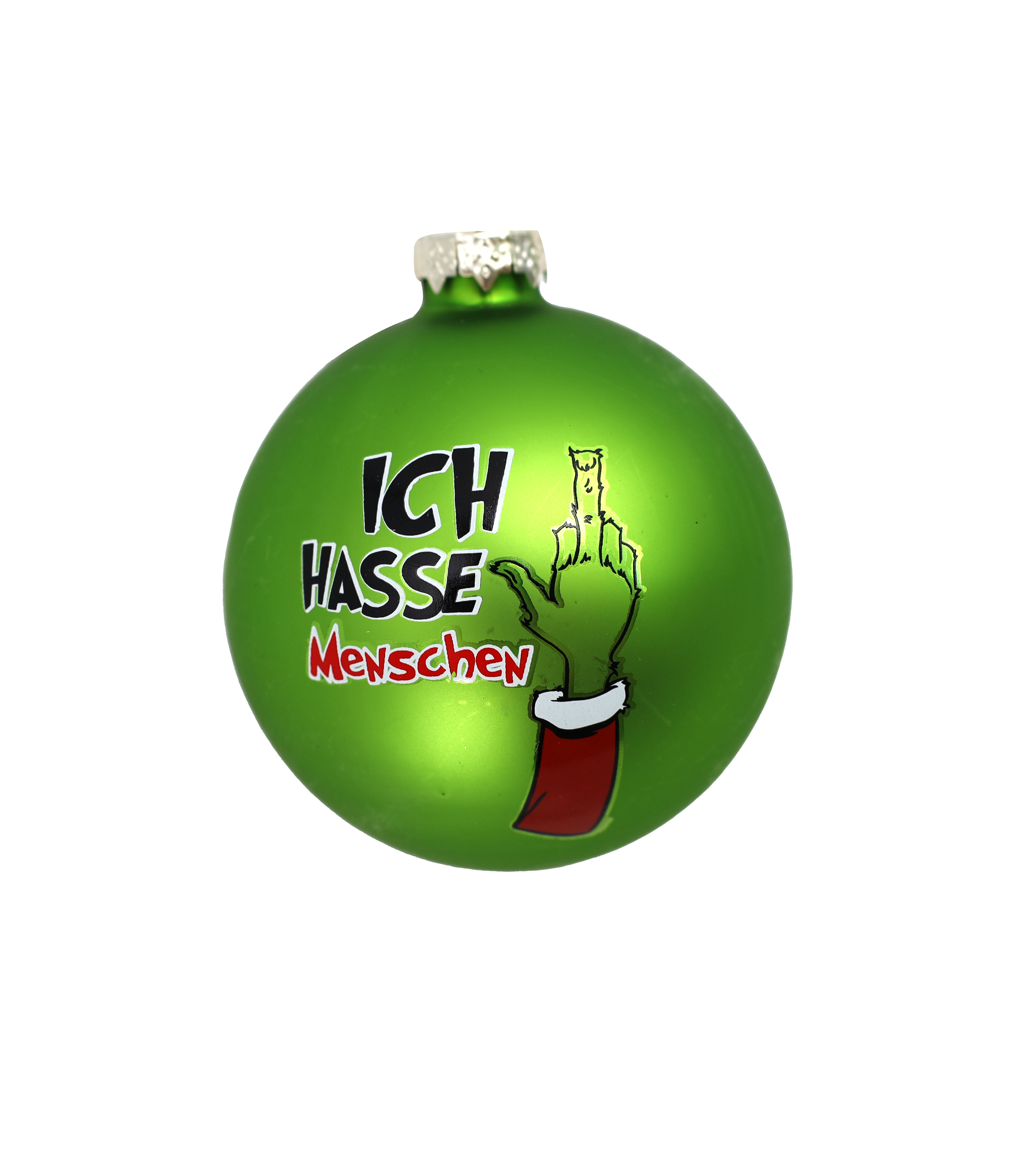 Weihnachtskugeln Glas "Festtags-Muffel" Ø 8cm