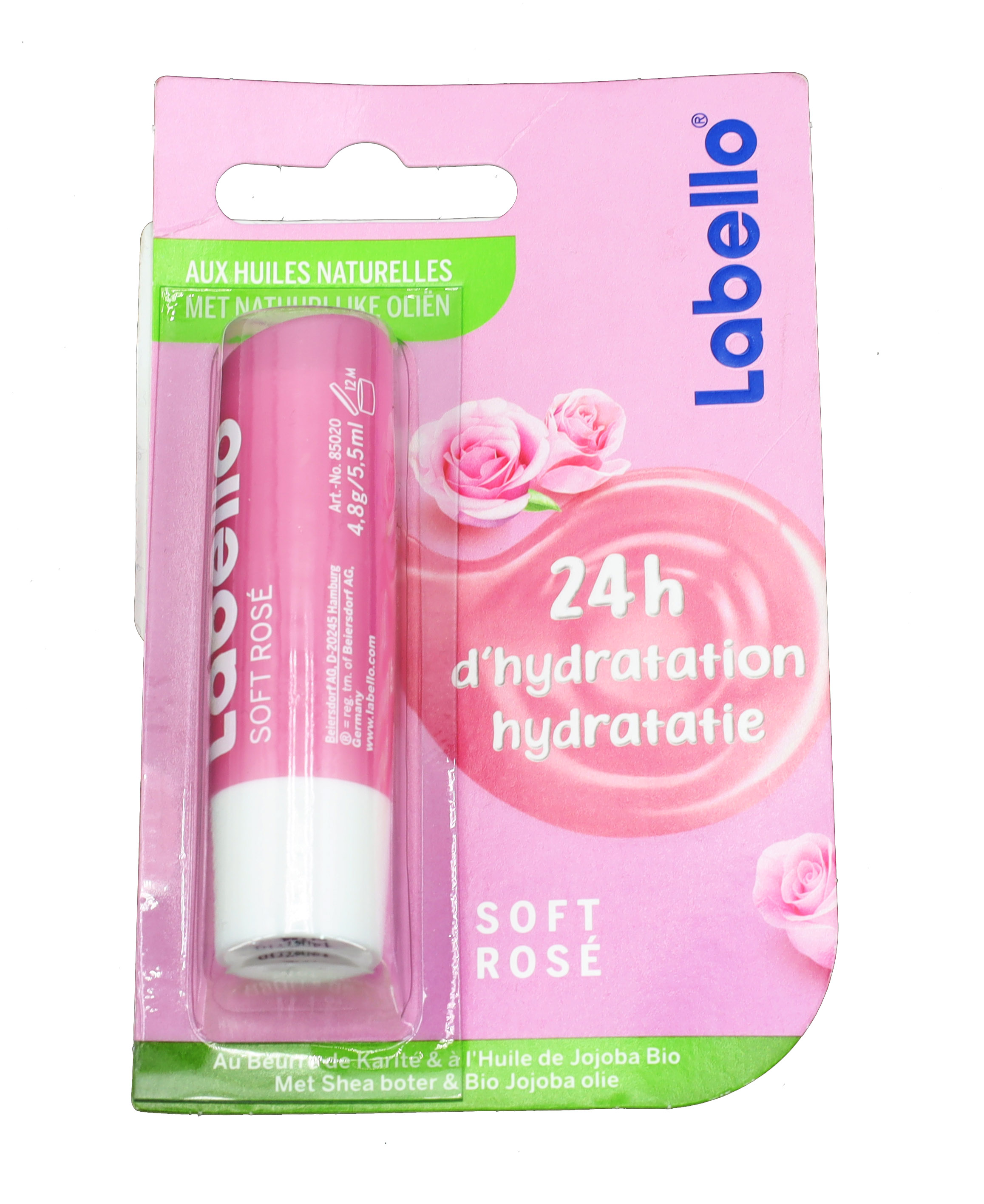 Labello Lippenpflegestift Soft Rose 4,8g