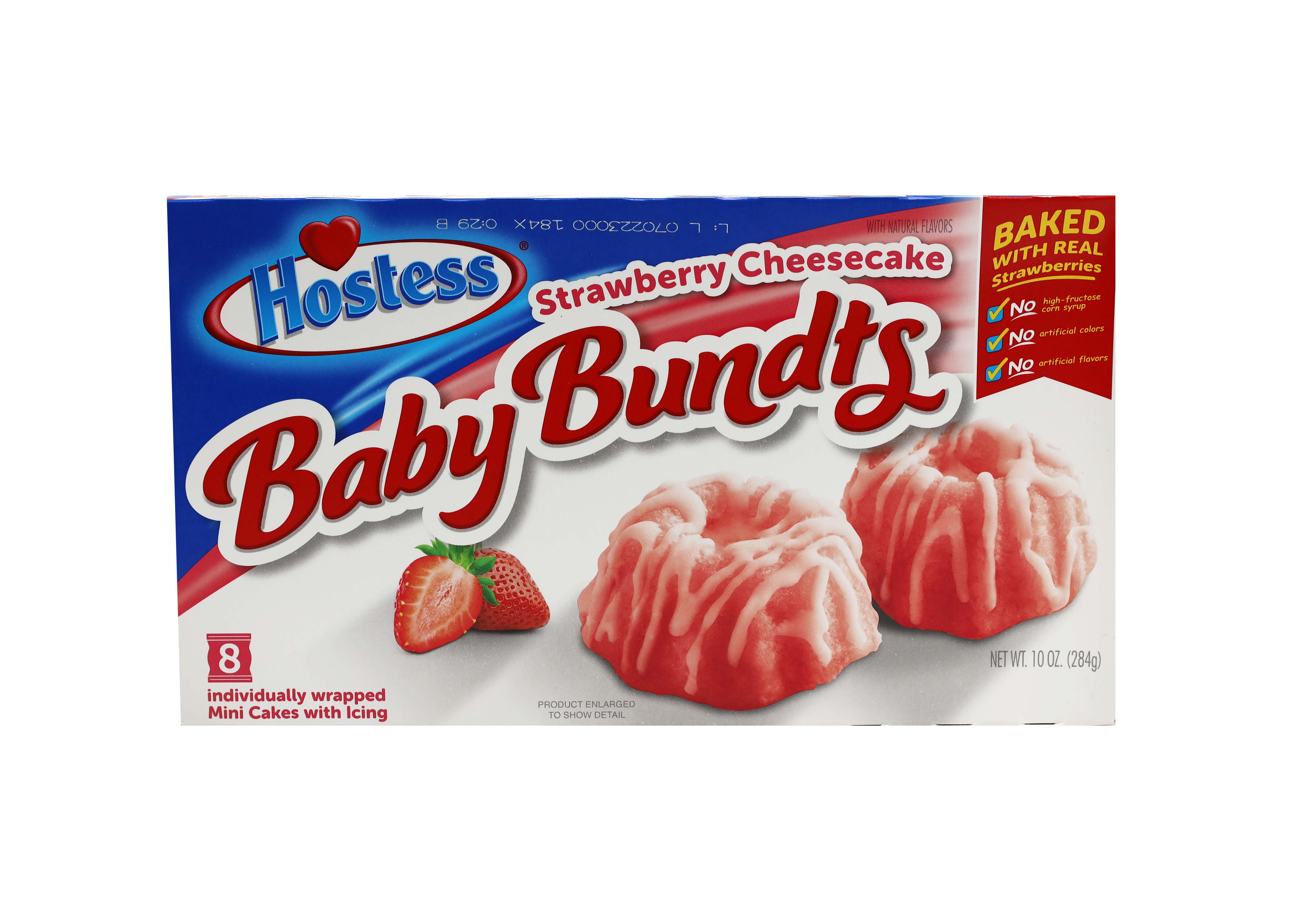 Hostess Baby Bundts Strawberry 284g