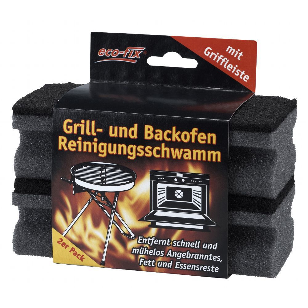 eco-fix Grill- und Backofen Reinigungsschwamm 2er