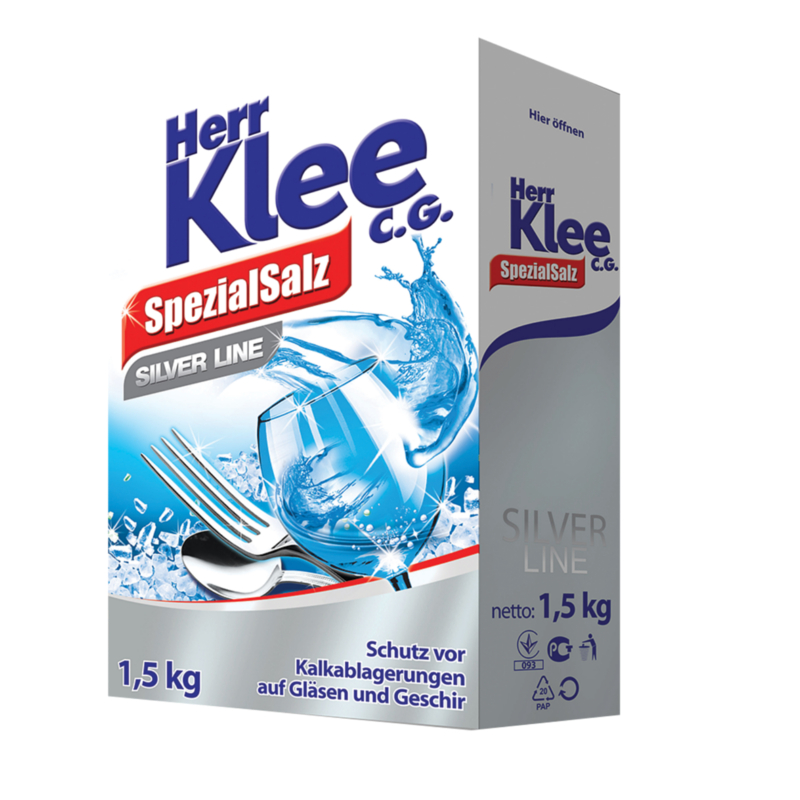 Herr Klee Geschirrspüler Salz (Salzflocken) 1,5 kg