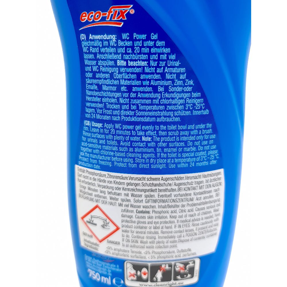 eco-fix WC Power Gel Ocean 750 ml