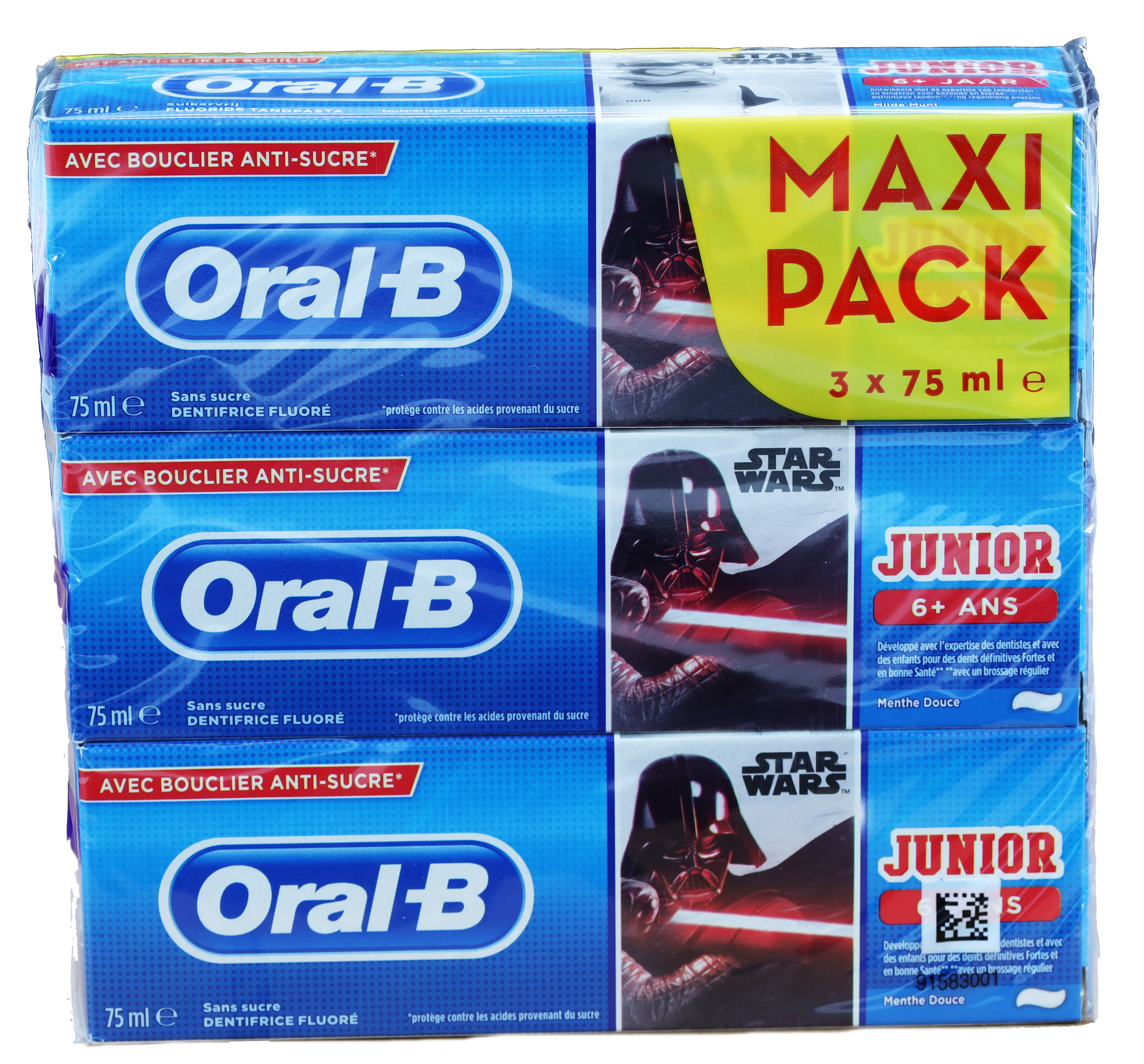 Oral-B Junior 6+ Star Wars Zahncreme 3x75ml