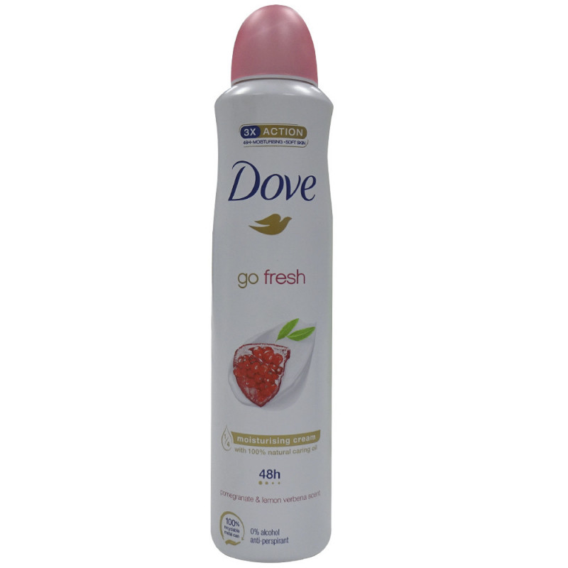 Dove deodorant spray XXL 250 ml. Go Fresh pomegranate & lemon.