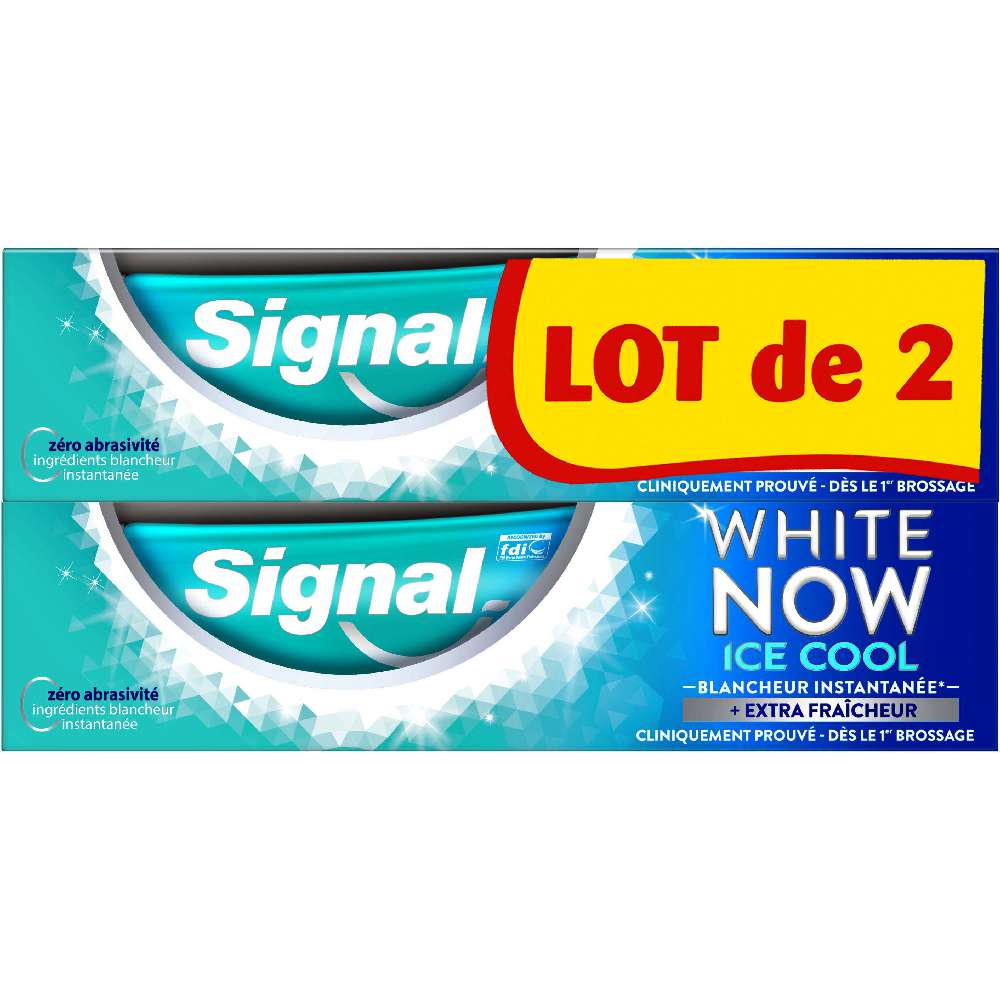 Signal Zahncreme 2x75ml White Now Ice Cool