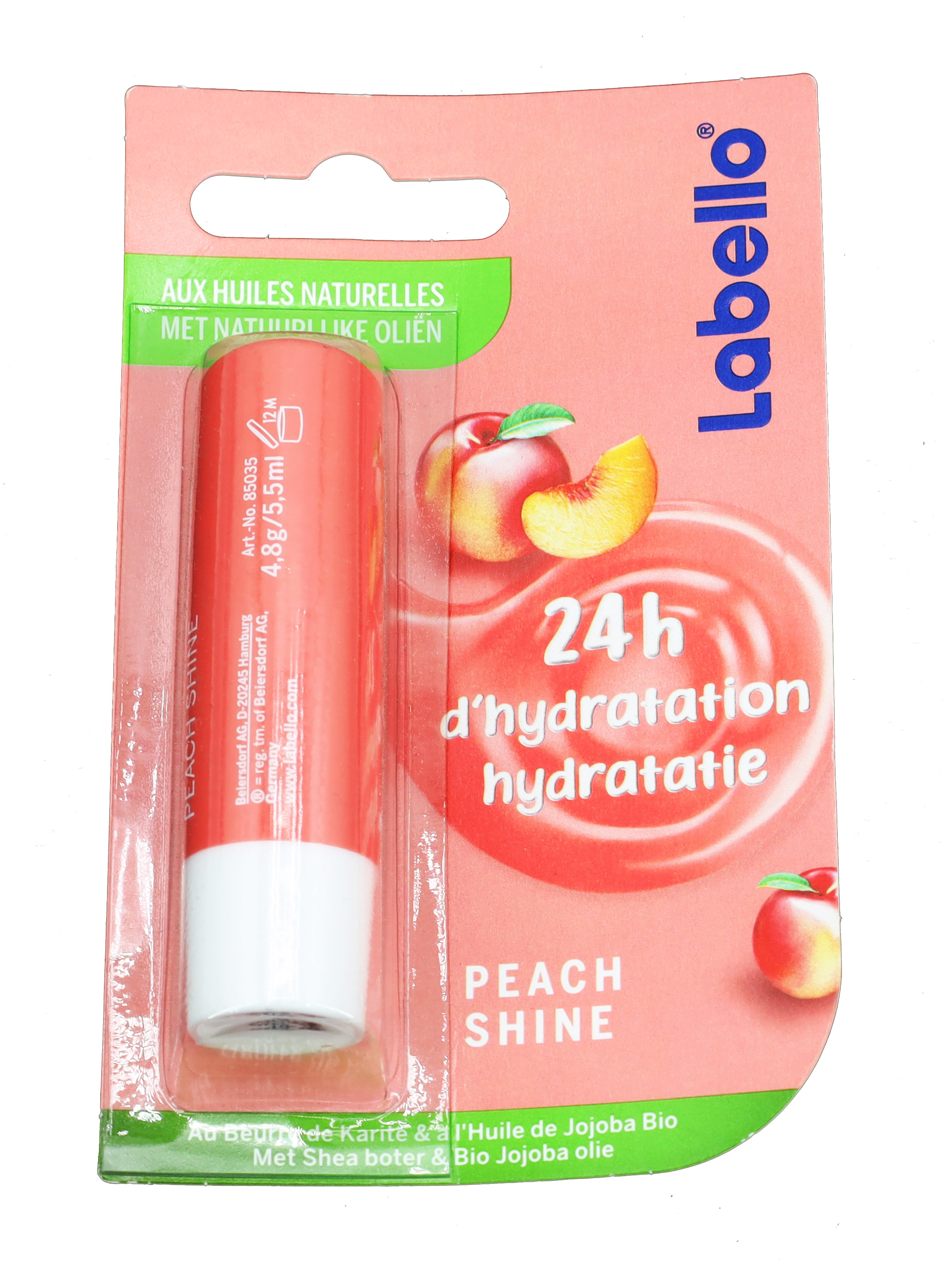 Labello Lippenpflegestift Peach Shine 4,8g