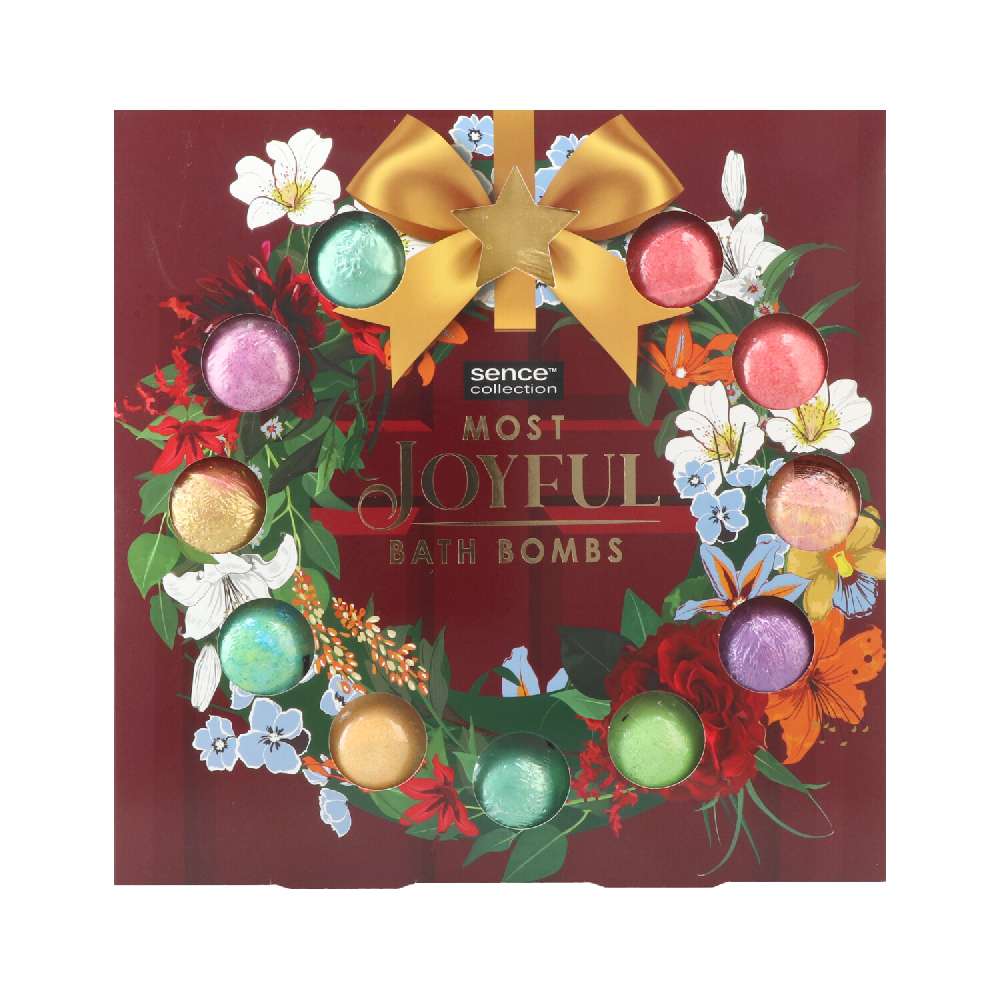 Sence Collection Geschenk-Set 12pcs Badebombe Wreath Joyful