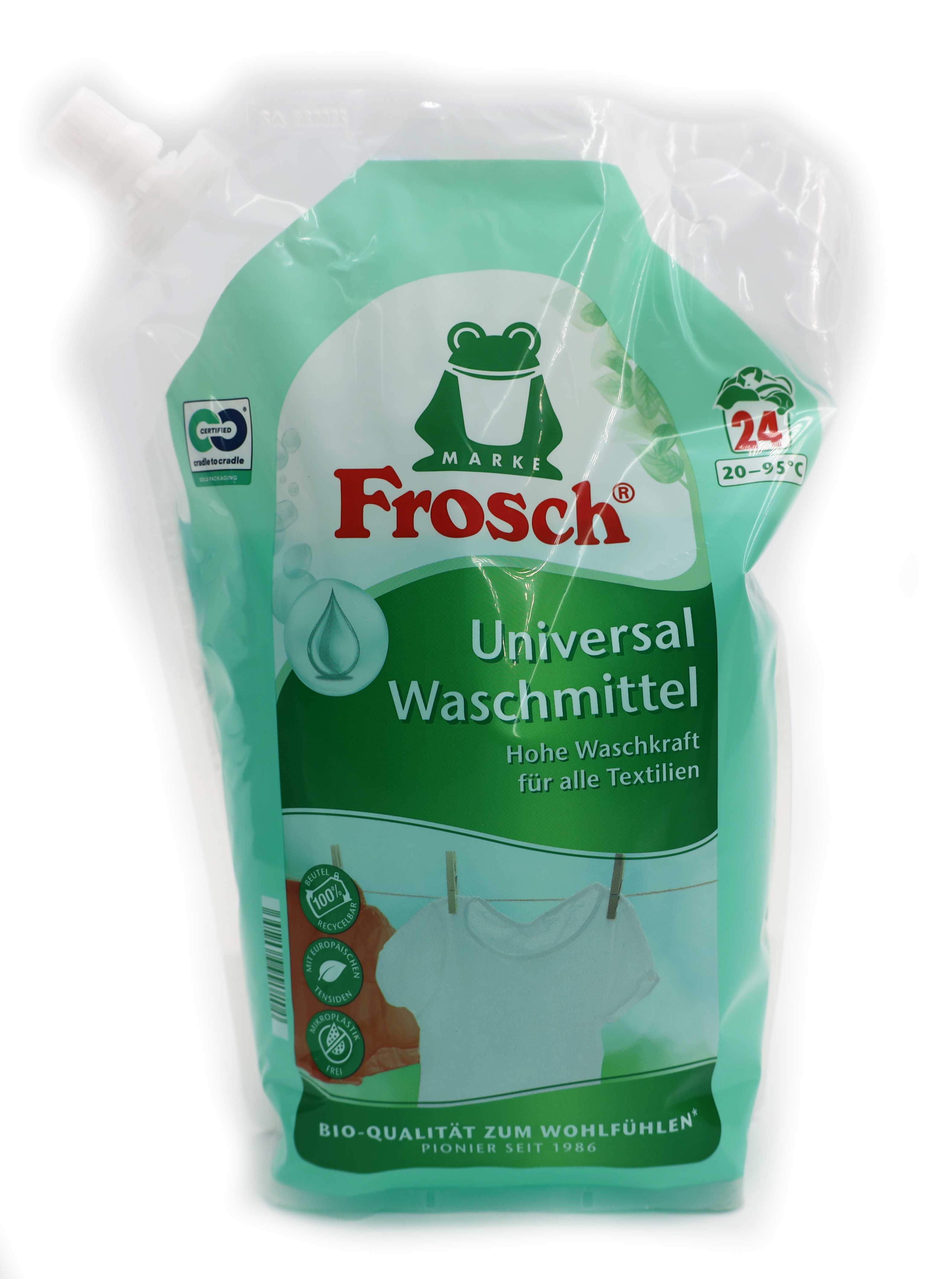 Frosch Waschmittel Universal Bio Qualität 24WL 1,8 Liter