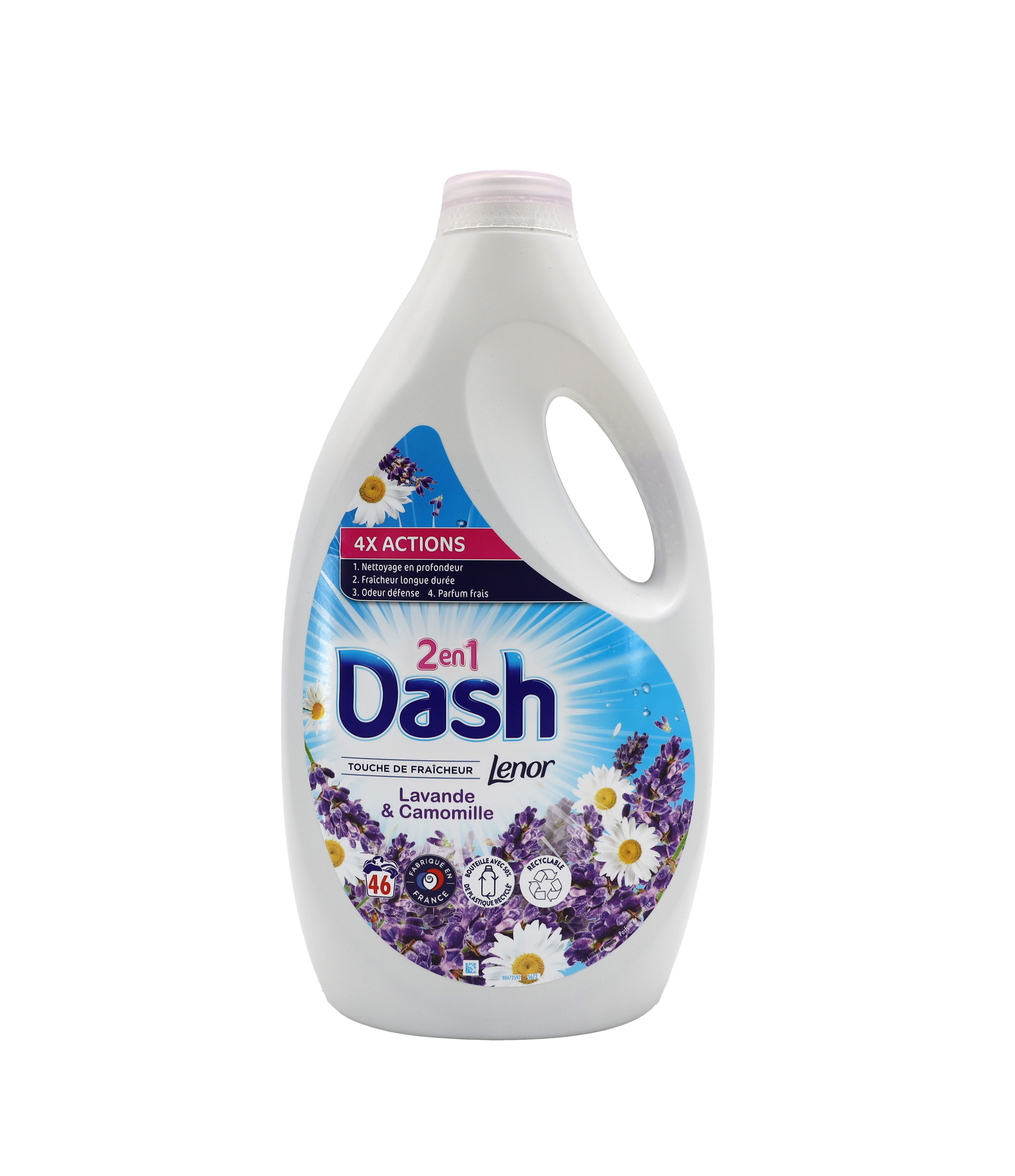 Dash Flüssigwaschmittel 2,3L 2-in-1 Lavender & Kamille 46WL