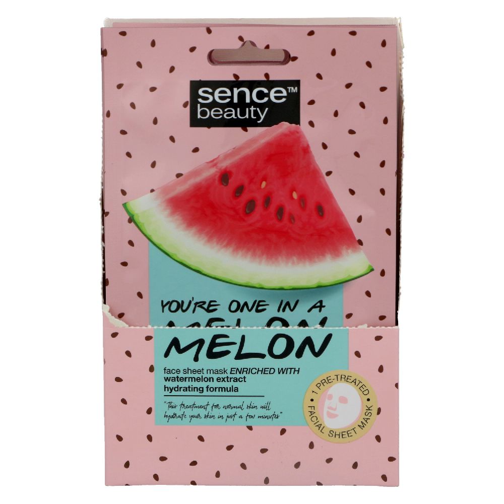 Sencebeauty Tuchmaske mit Wassermelone 20ml